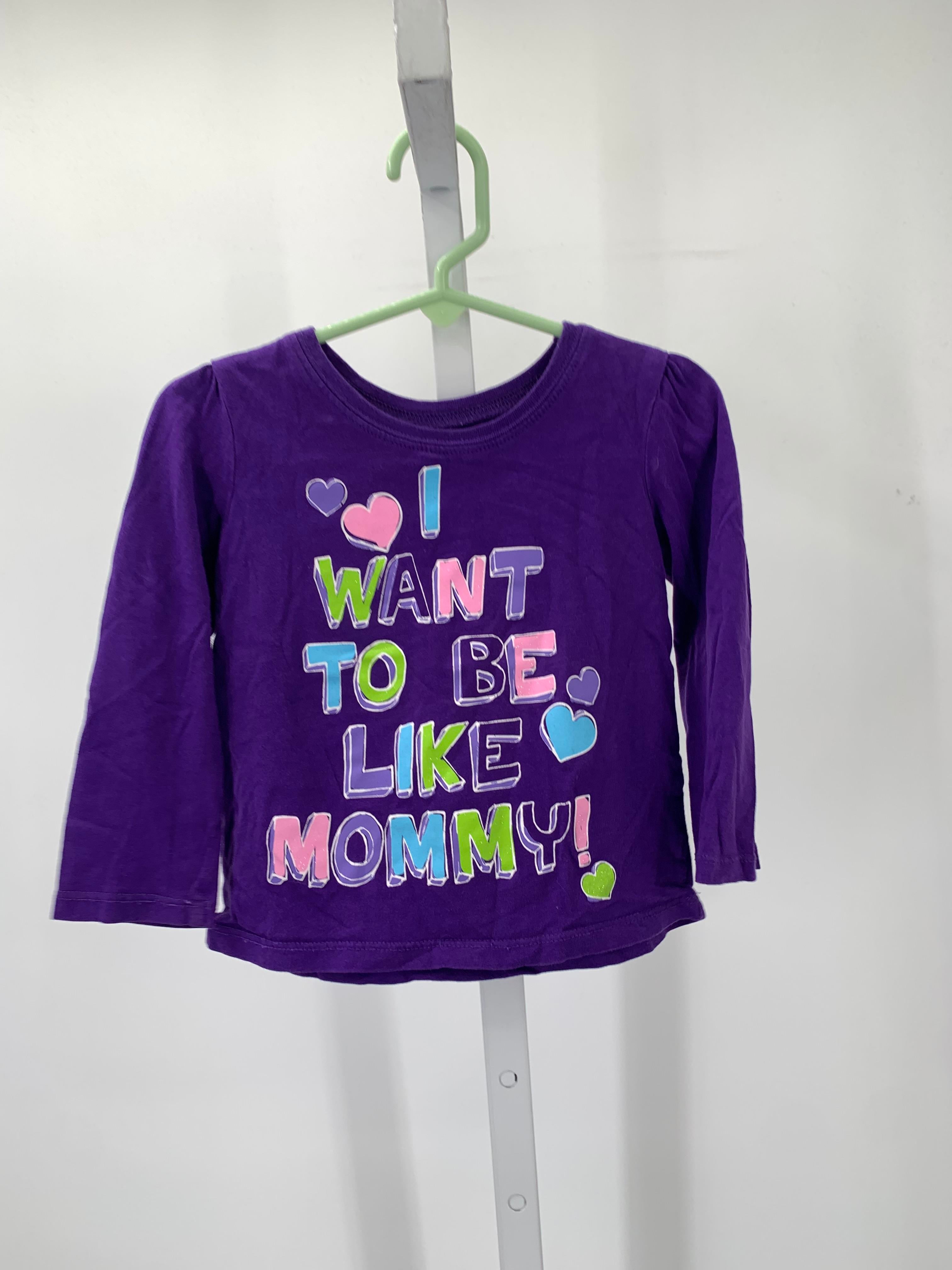 Children's Place Size 2T Girls Long Sleeve Shirt