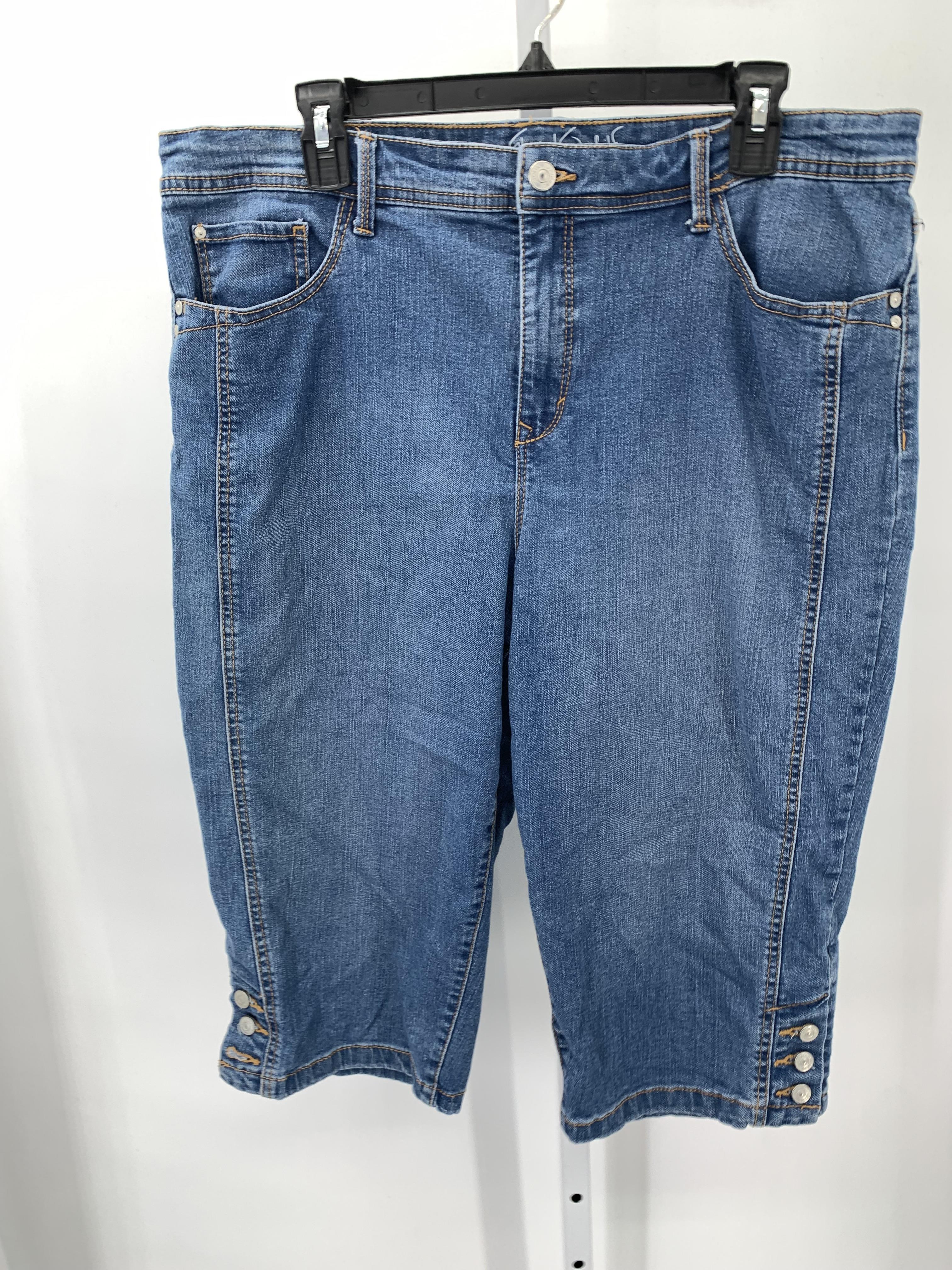 Gloria Vanderbilt Size 16 Misses Capri Pants