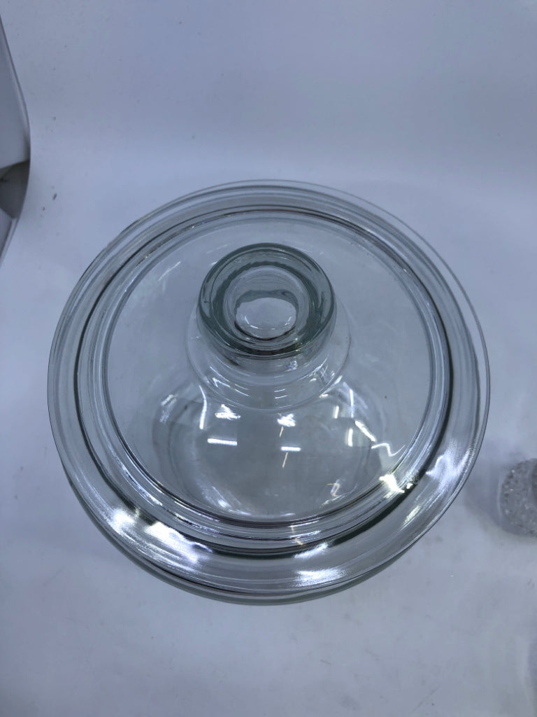 LARGE CLEAR CANDY JAR/ CANISTER.