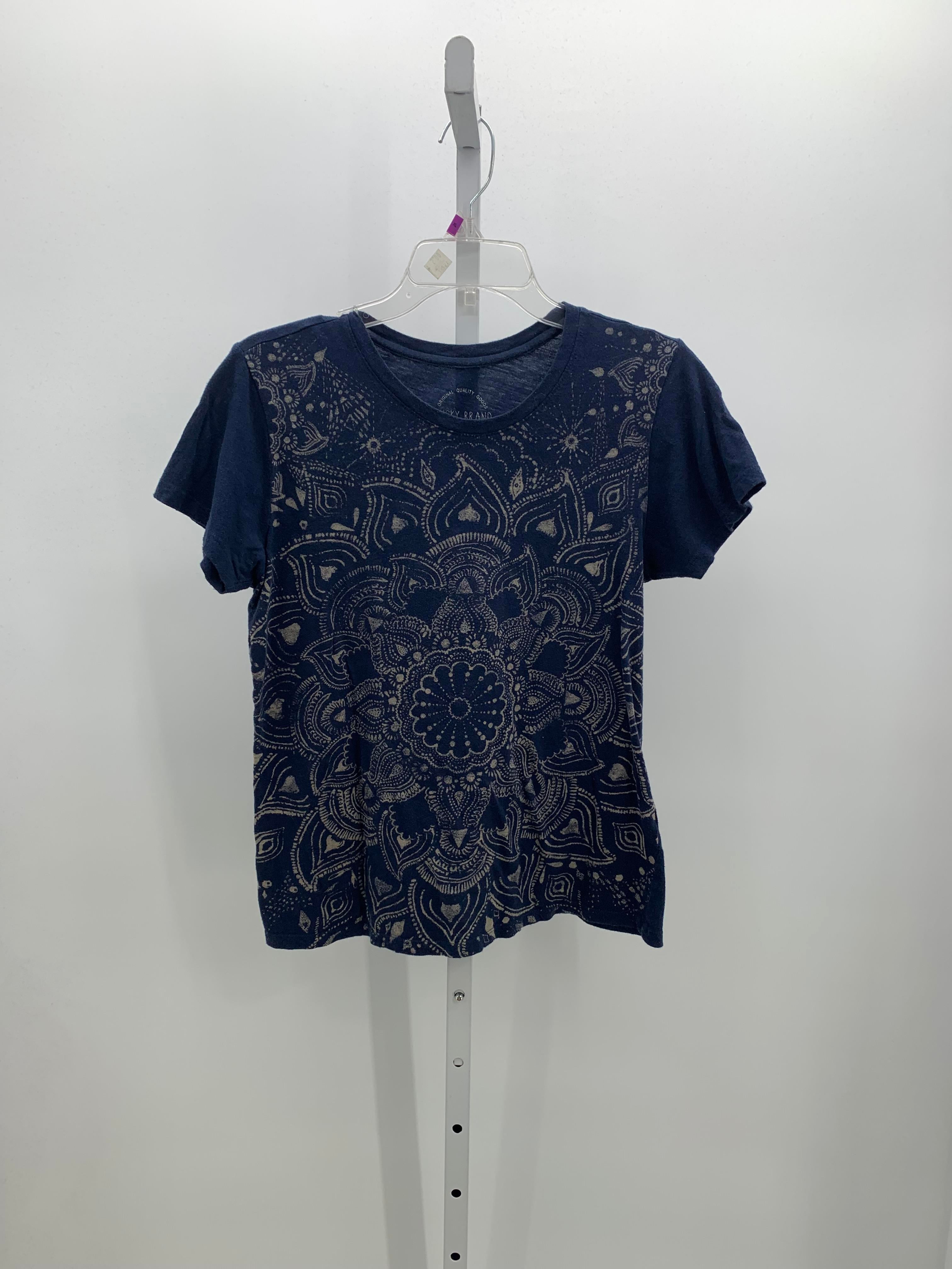 Lucky Brand Size Medium Misses Short Sleeve Shirt