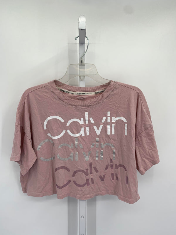 Calvin Klein Size Medium Juniors Short Sleeve Shirt