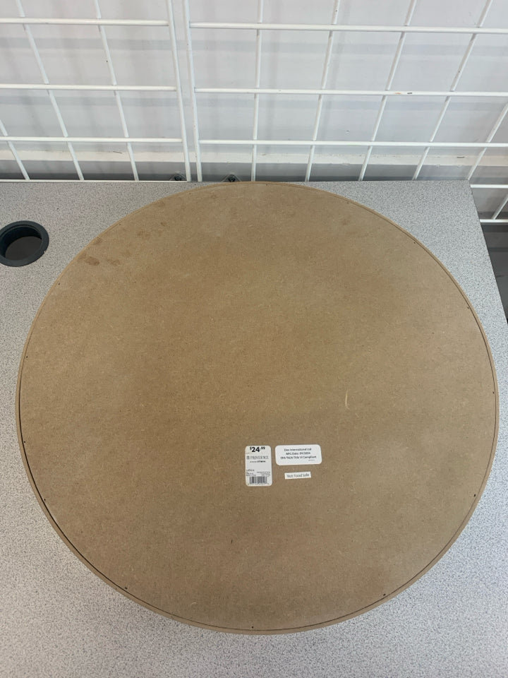LG WHITE CIRCULAR TRAY.