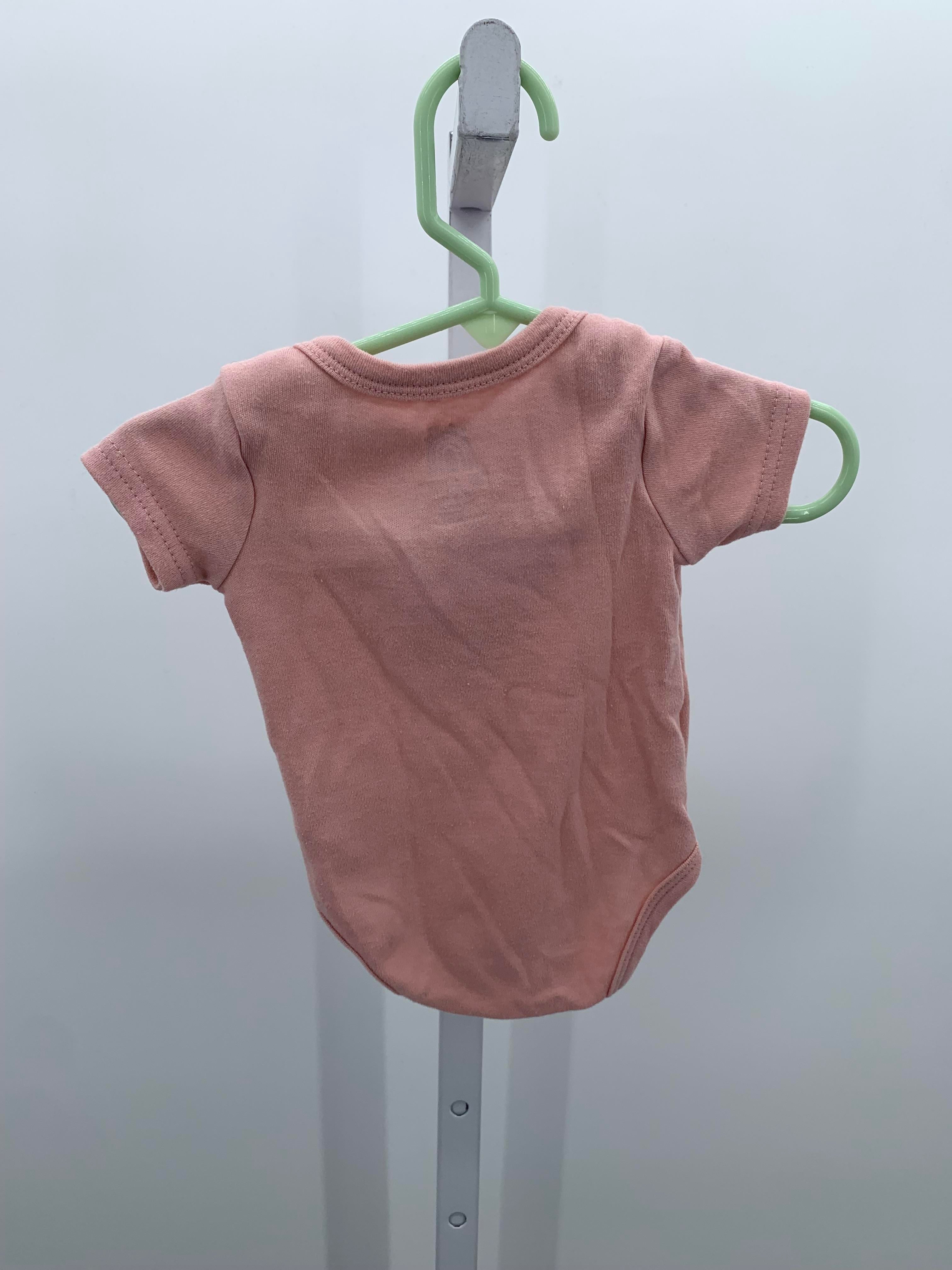 Size 0-3 months Girls Short Sleeve Shirt