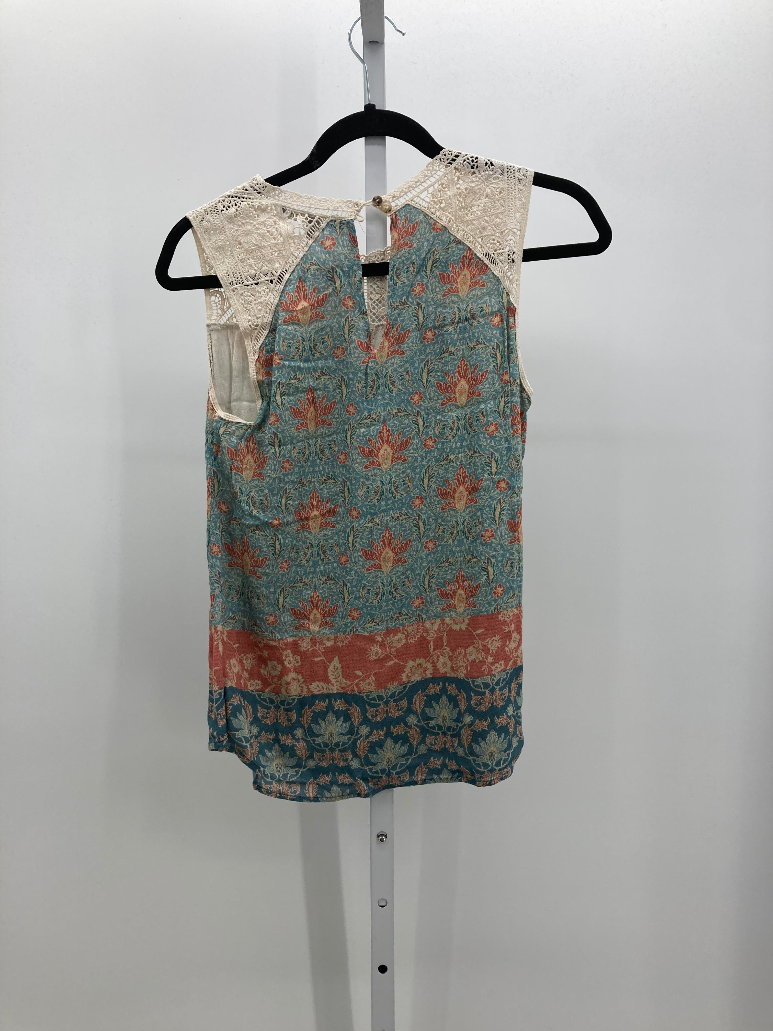 Daniel Rain Size X Small Misses Sleeveless Shirt