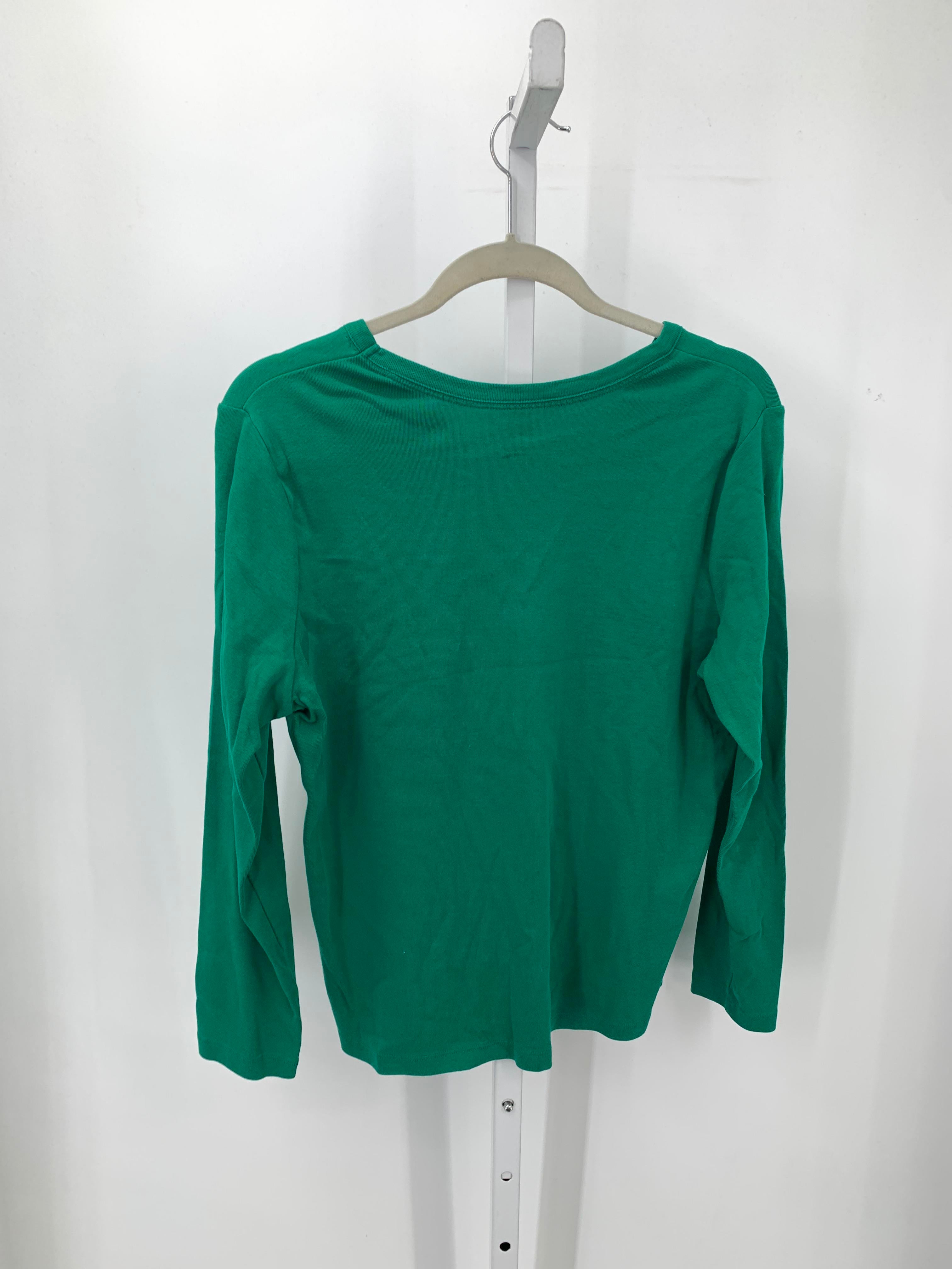 Lands End Size X Large Petite Petite Long Sleeve Shirt