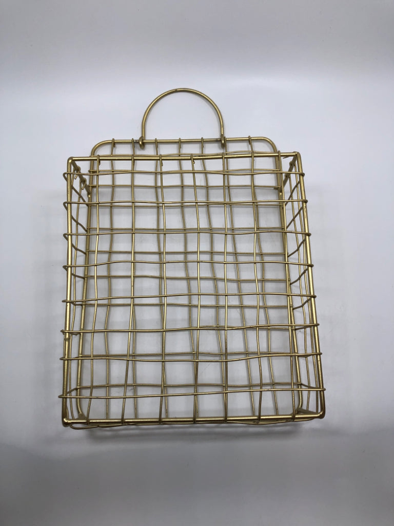GOLDEN METAL FILE ORGANIZER.