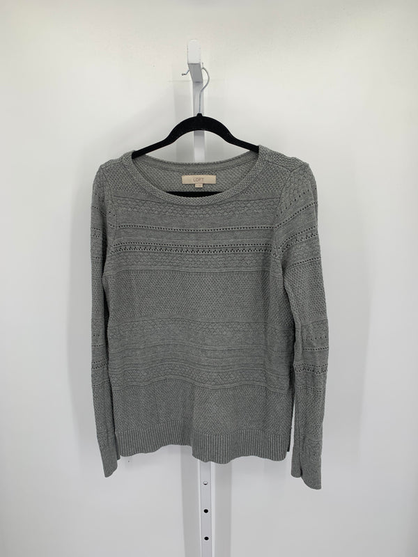 Loft Size Medium Misses Long Slv Sweater