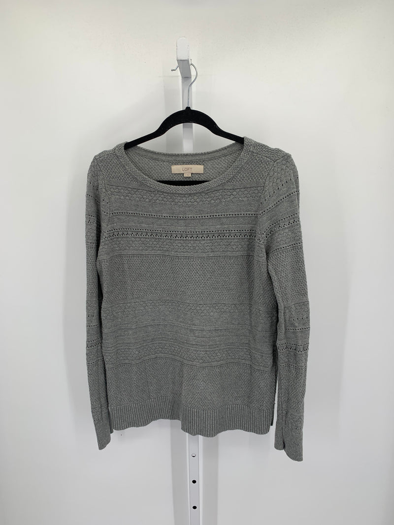 Loft Size Medium Misses Long Slv Sweater