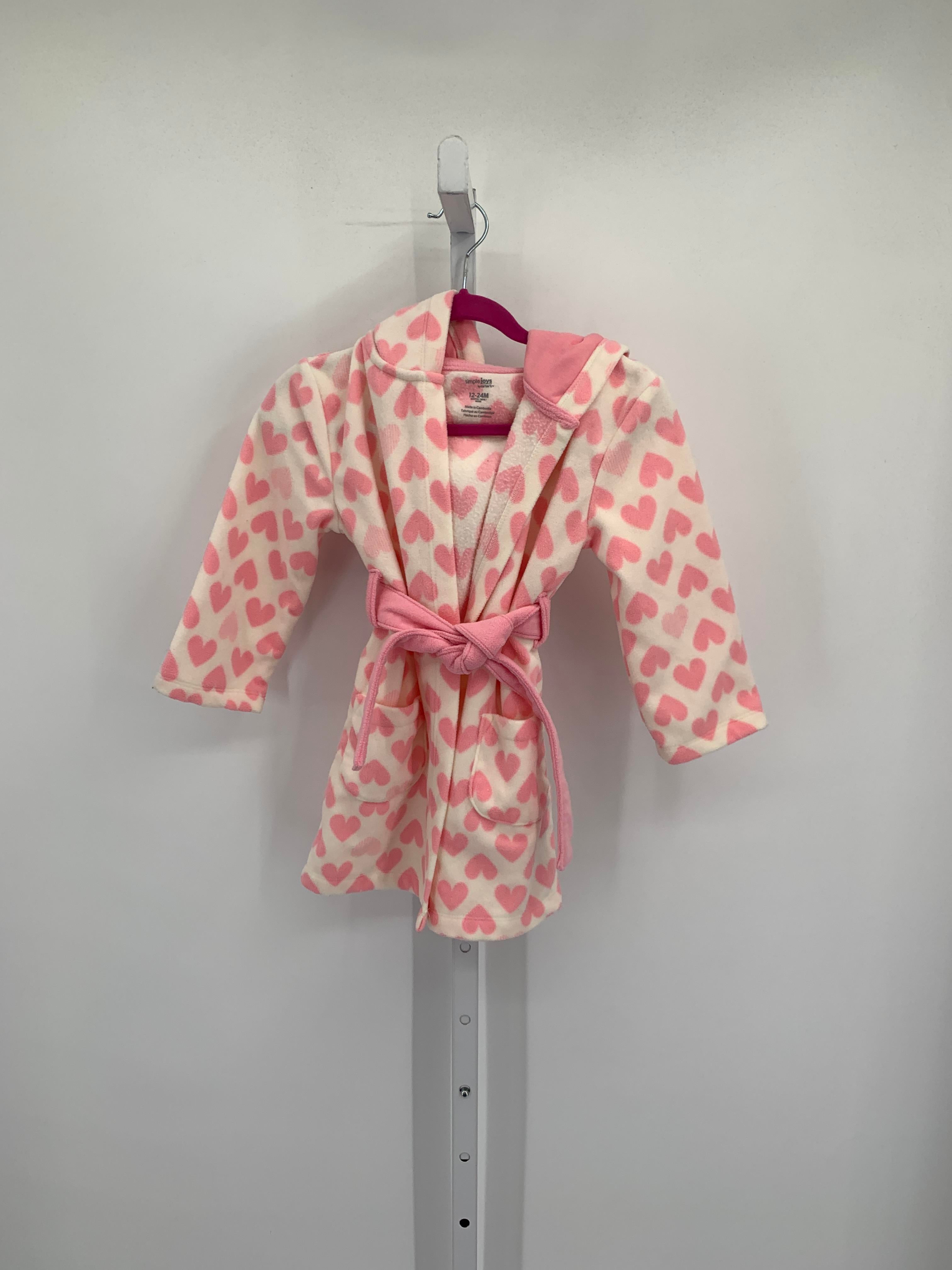 Simple Joys Size 12-24 Months Girls Robe