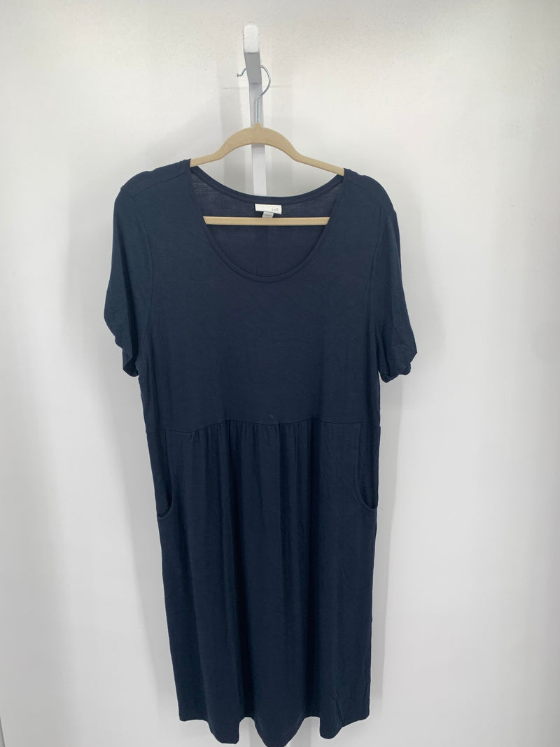 J-Jill Size Large Misses Short Sleeve Dress