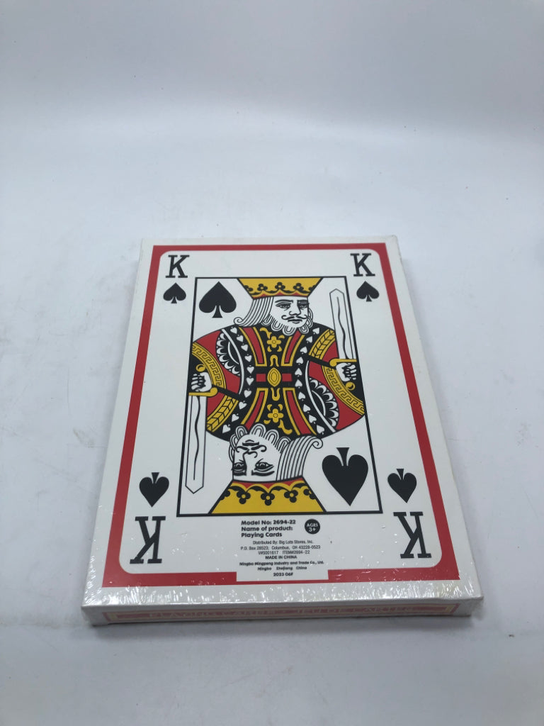 NIP JUMBO PLAYING CARDS.
