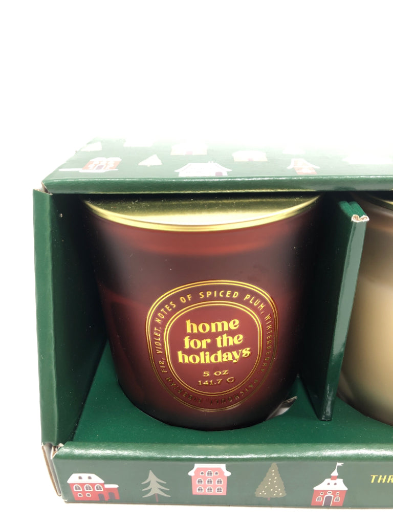 NIP 3 CHRISTMAS SOY BLEND CANDLES.