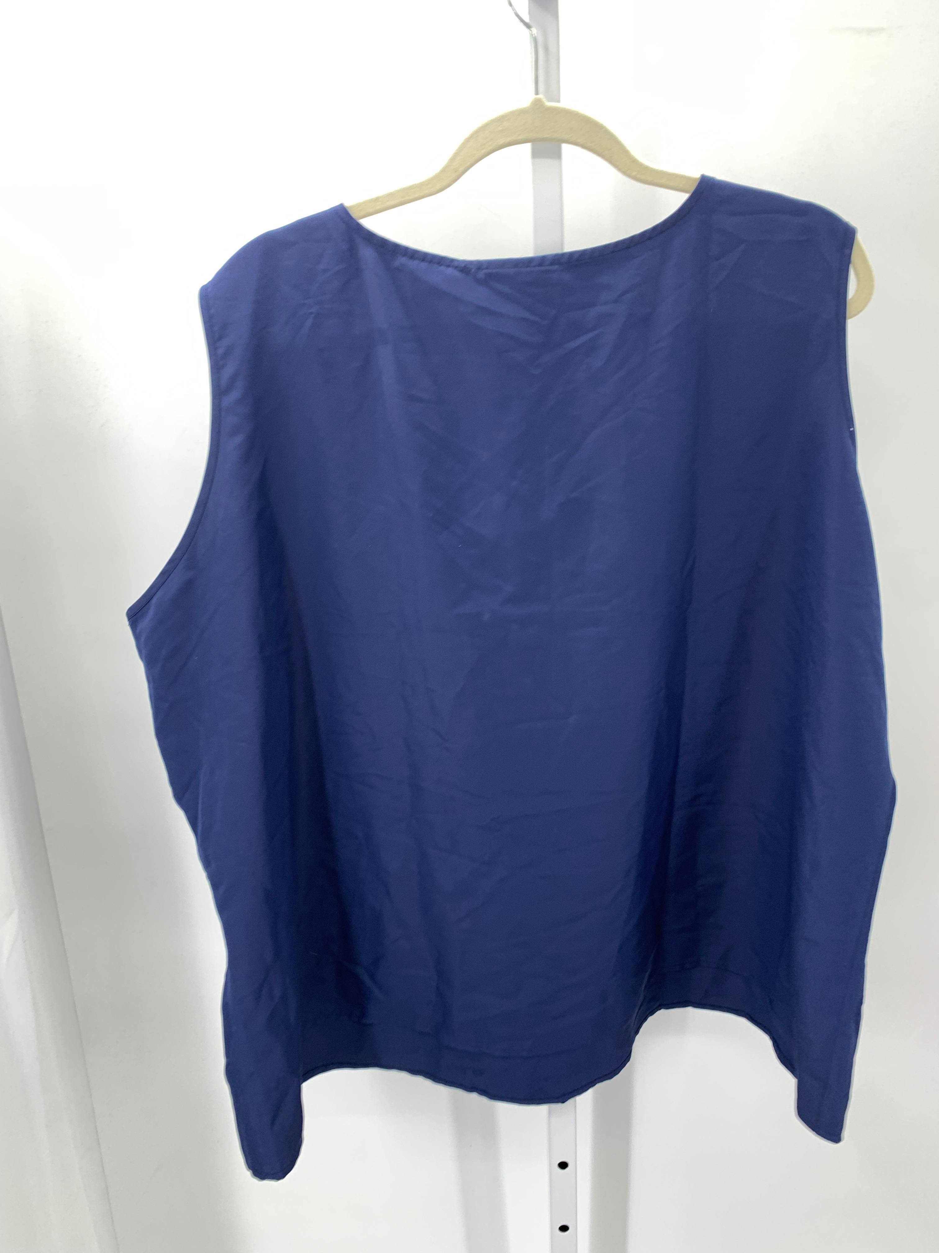Size 3X Womens Sleeveless Shirt