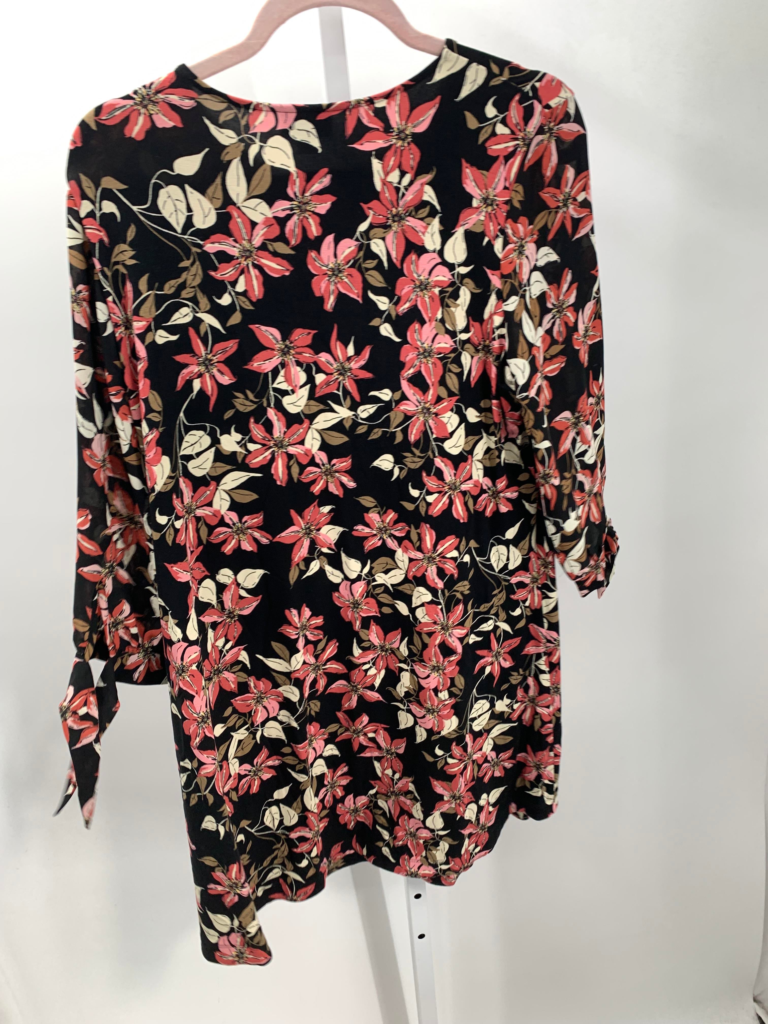 J-Jill Size Medium Petite Petite Long Sleeve Dress