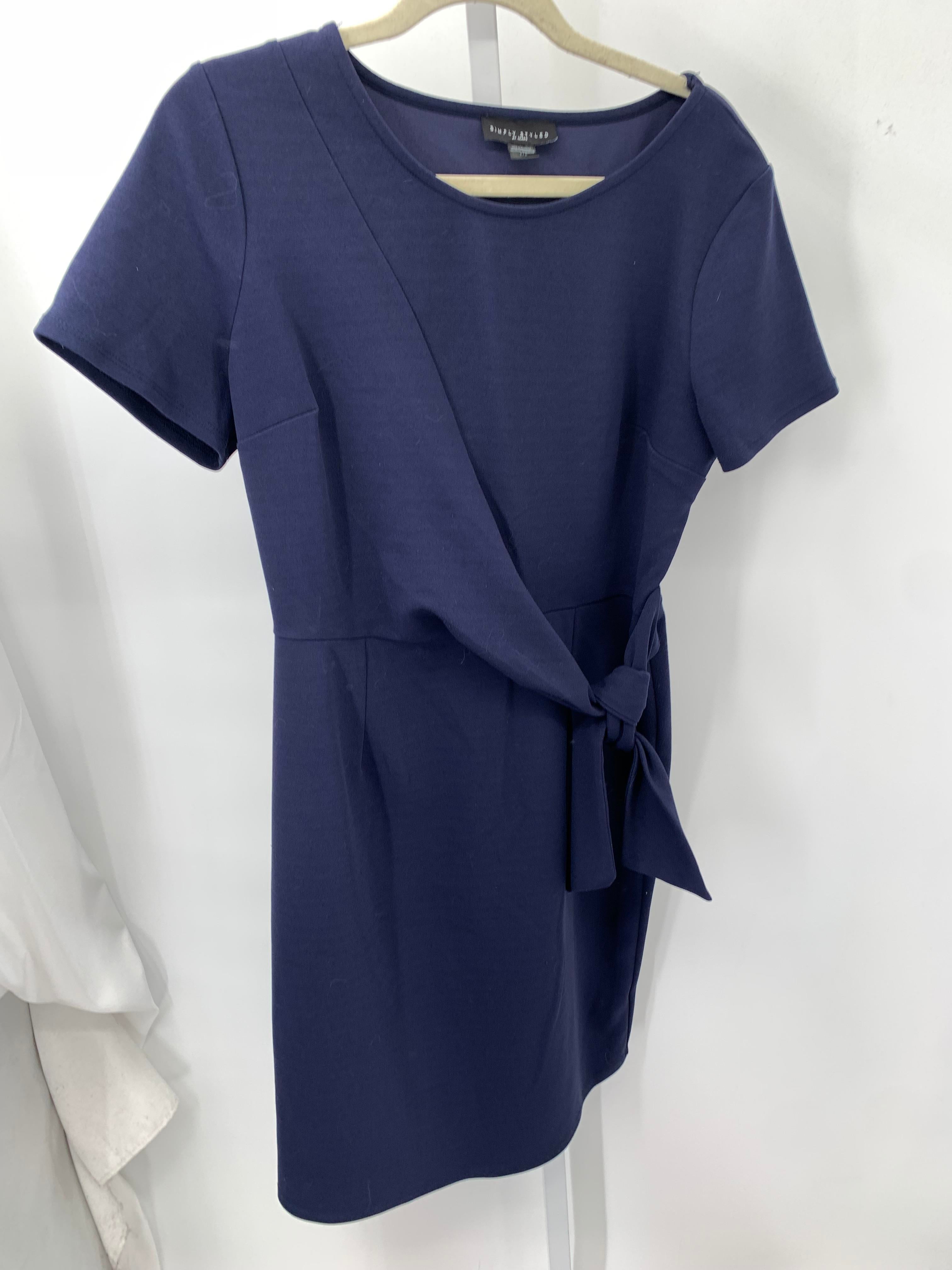 Simply Styled Size Large Misses Short Sleeve Dress