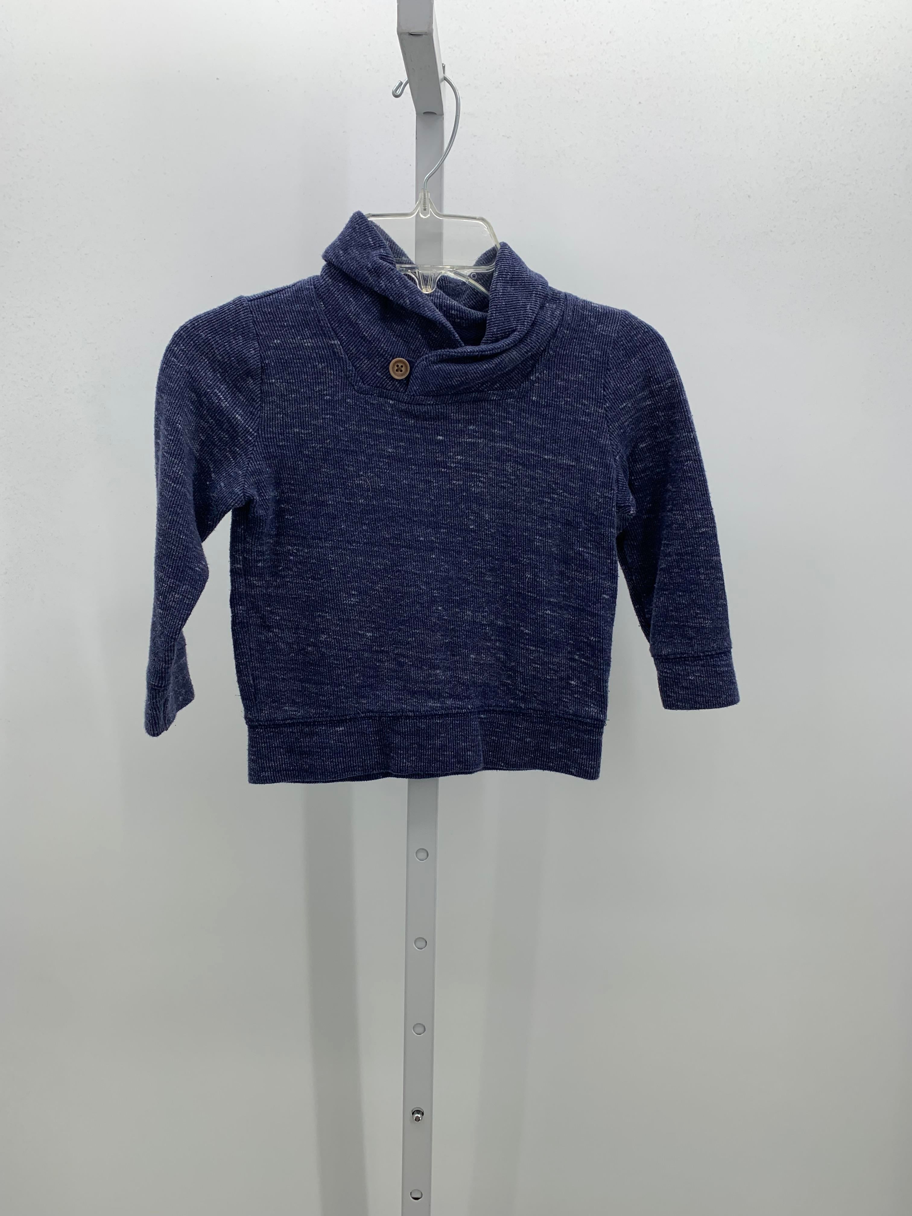BUTTON NECK PULLOVER