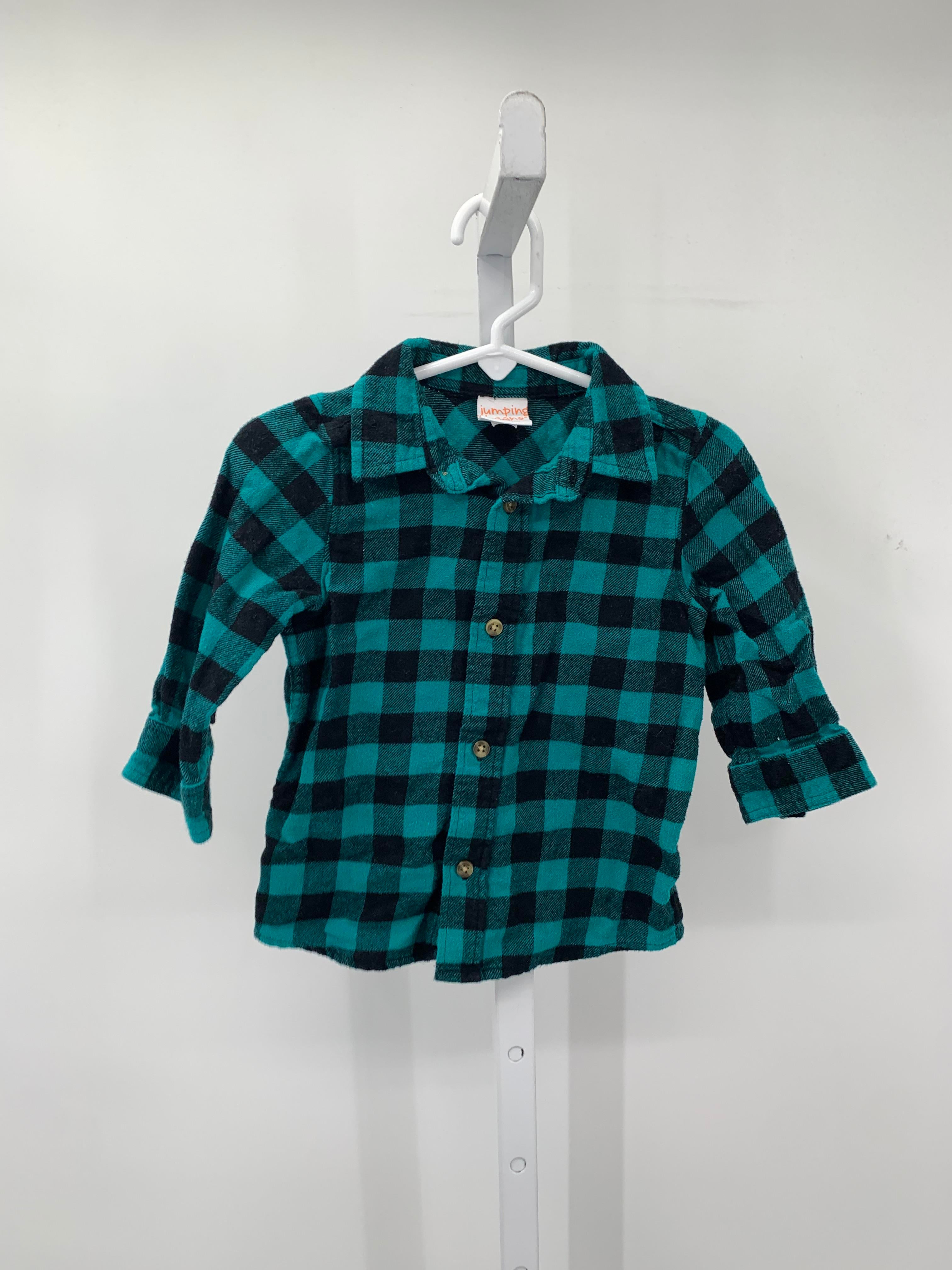 BLACK PLAID BTN DOWN