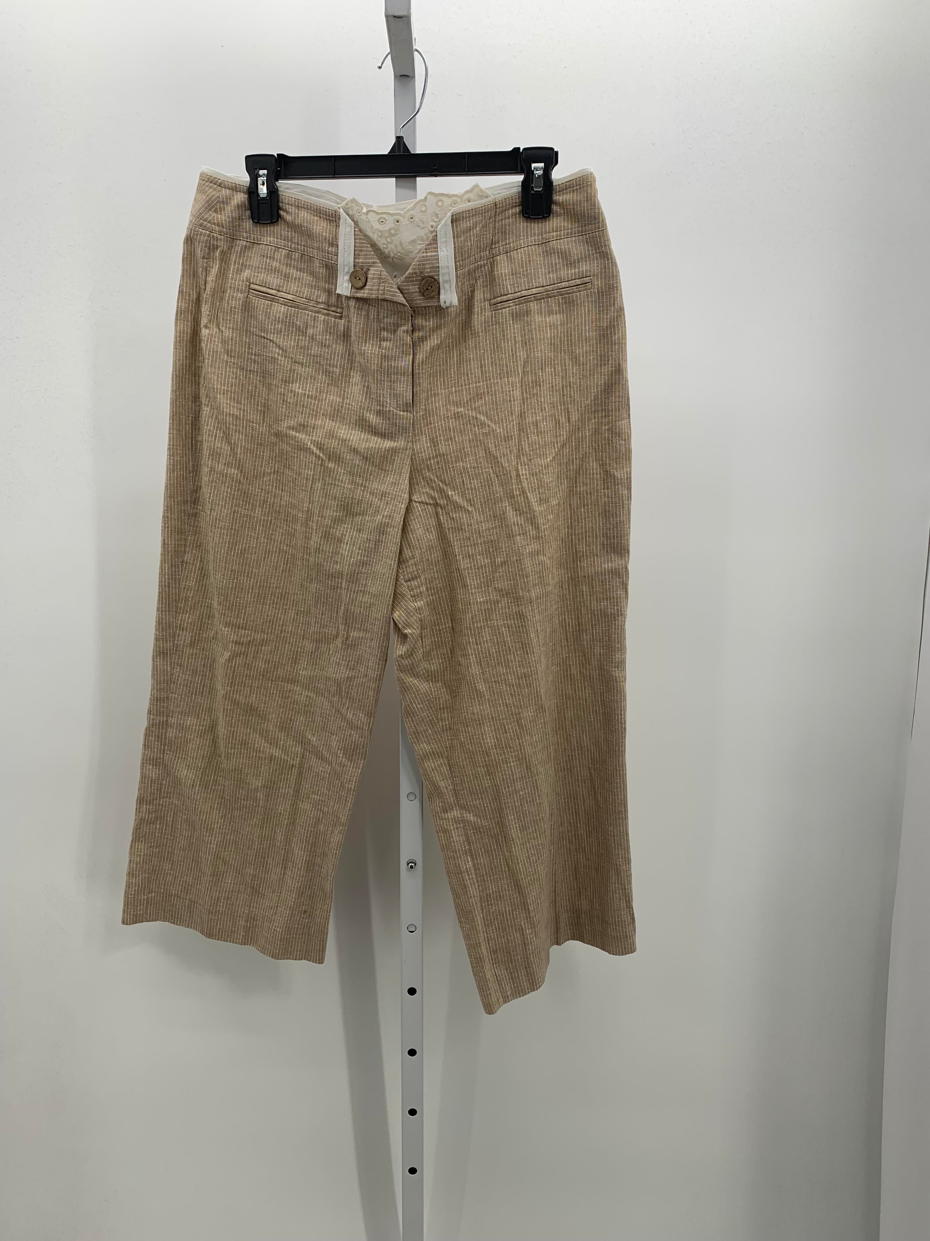 Larry Levine Size 12 Misses Capri Pants