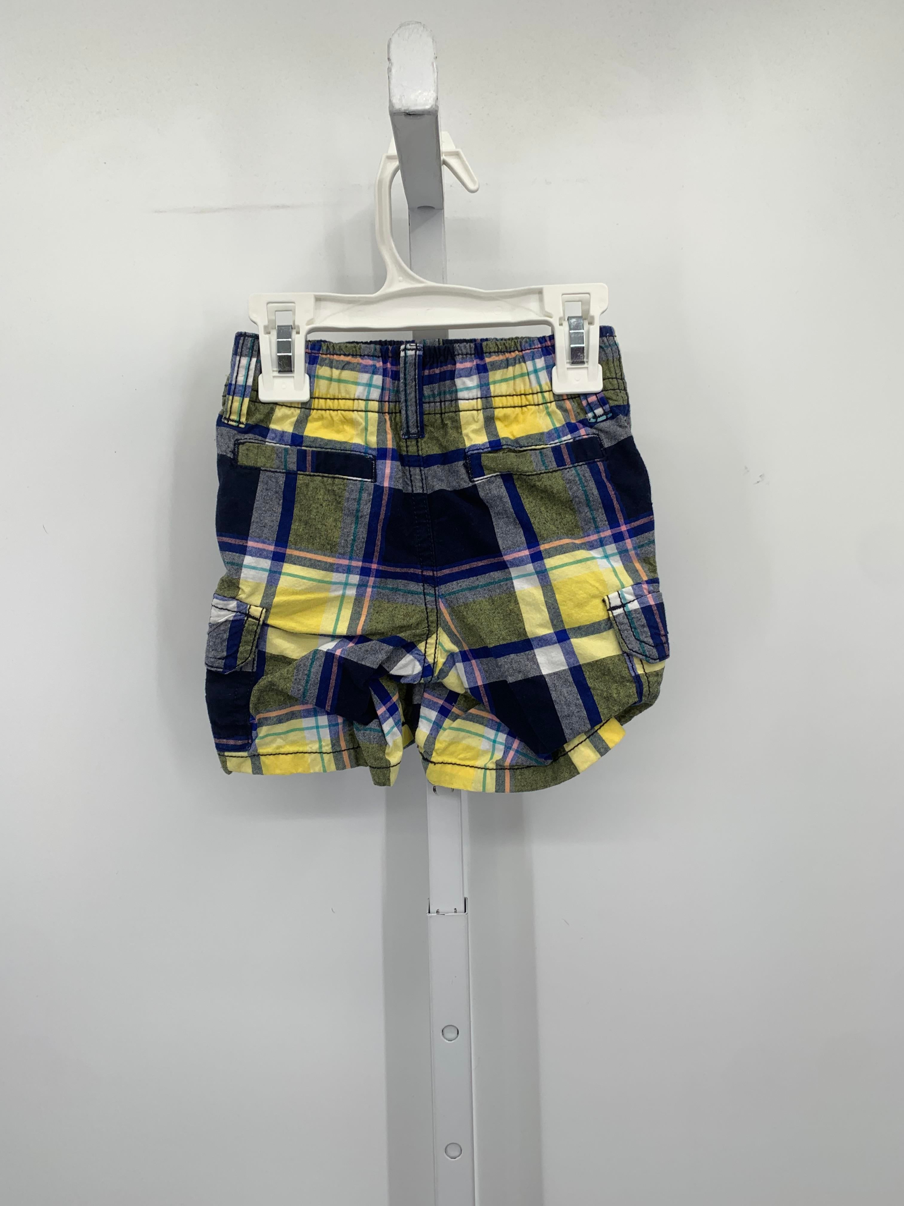 PLAID CARGO SHORTS