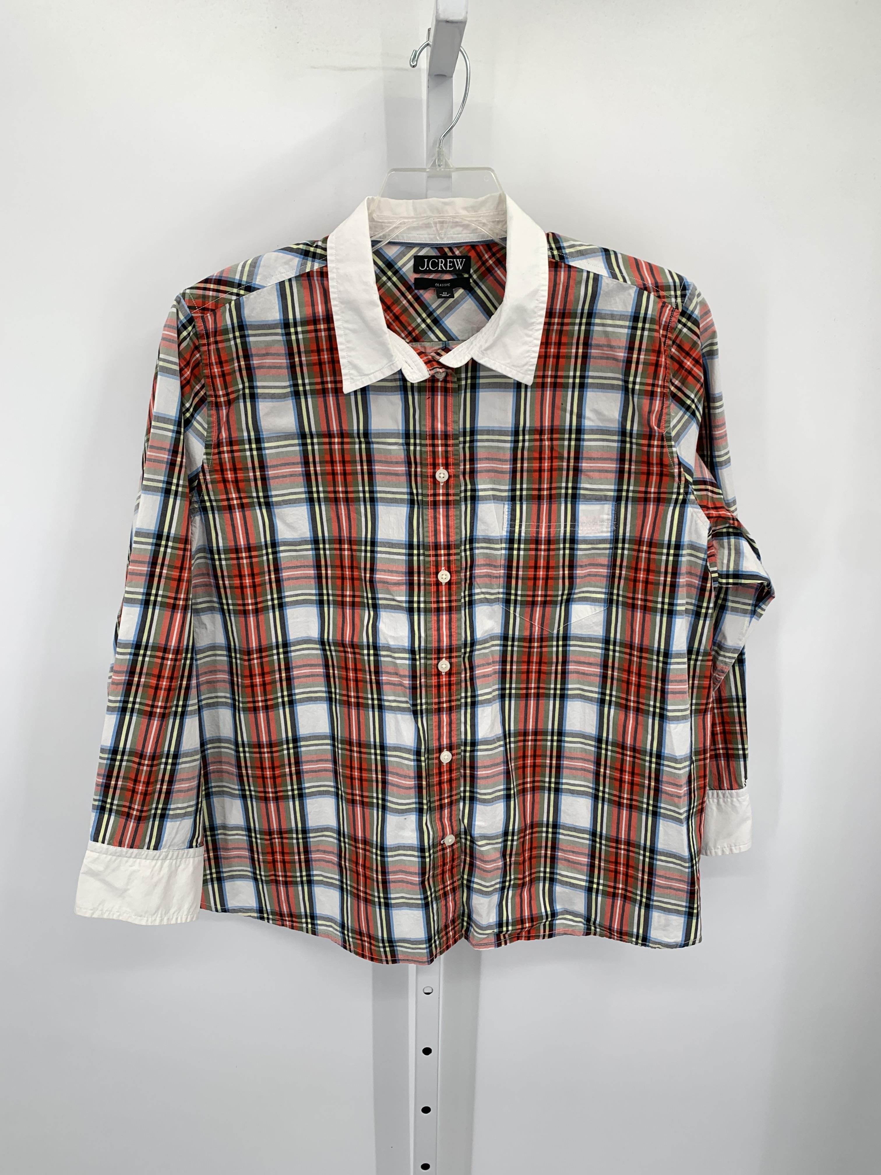 J. Crew Size 22W Womens Long Sleeve Shirt