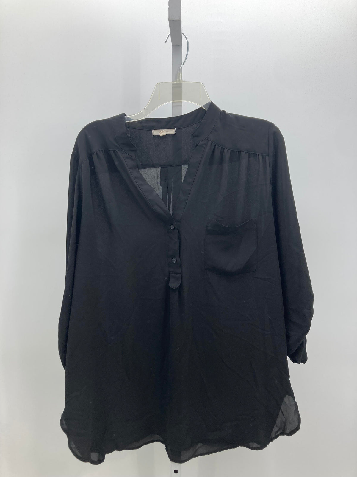 Pleione Size Extra Large Misses 3/4 Sleeve Shirt