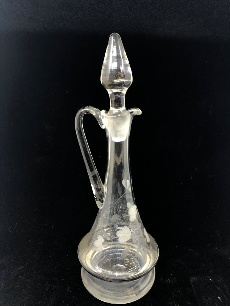 PRINCESS HOUSE CUT GLASS DECANTER.