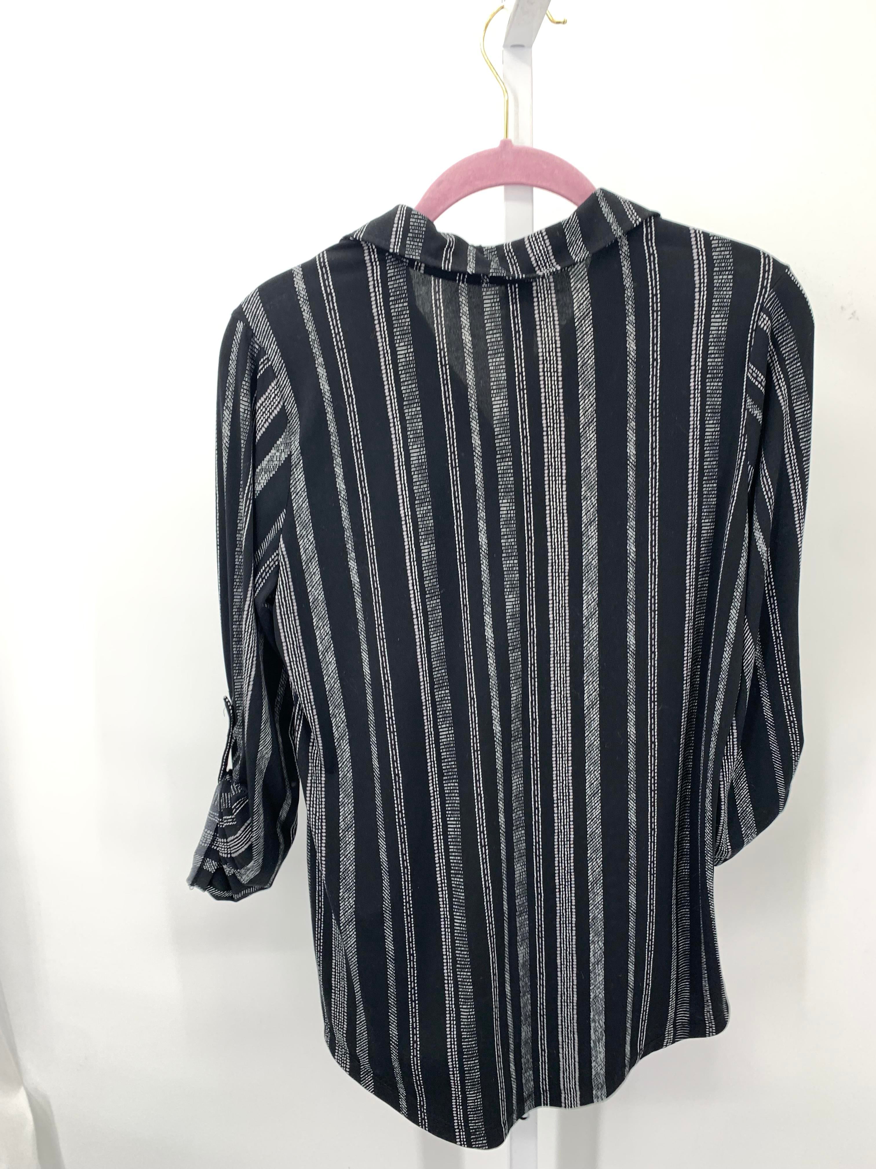 Jones New York Size Small Misses 3/4 Sleeve Shirt