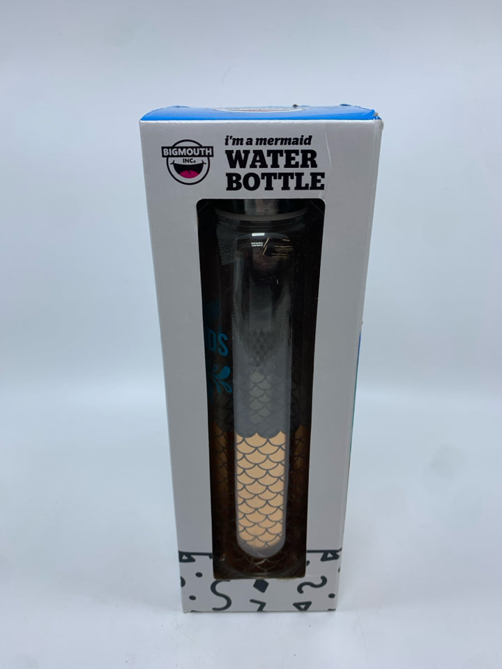 NIB MERMAID WATER BOTTLE.