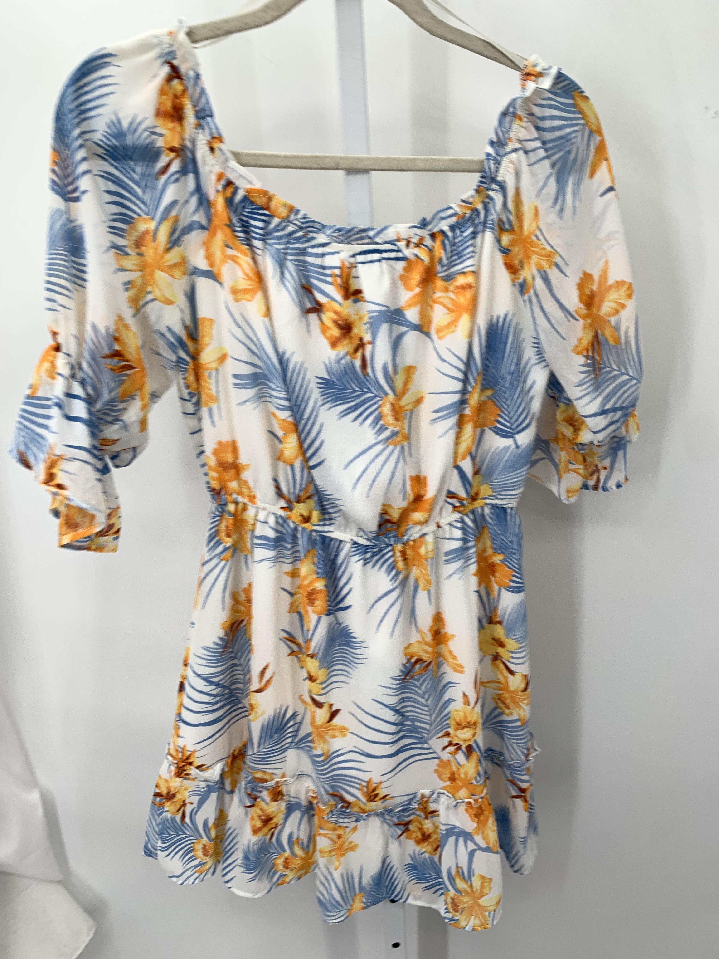 Forever 21 Size Large Juniors Short Sleeve Dress