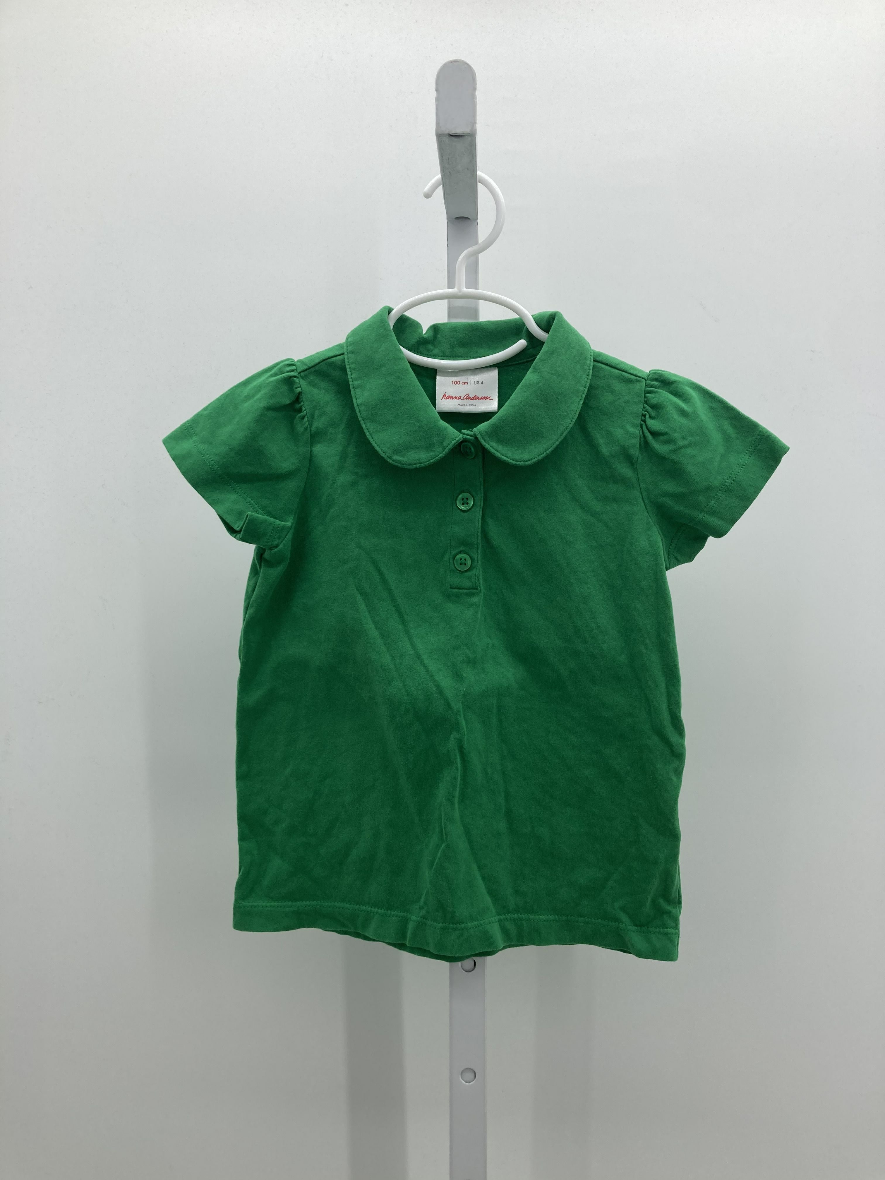 Hanna Anderson Size 4 Girls Short Sleeve Shirt