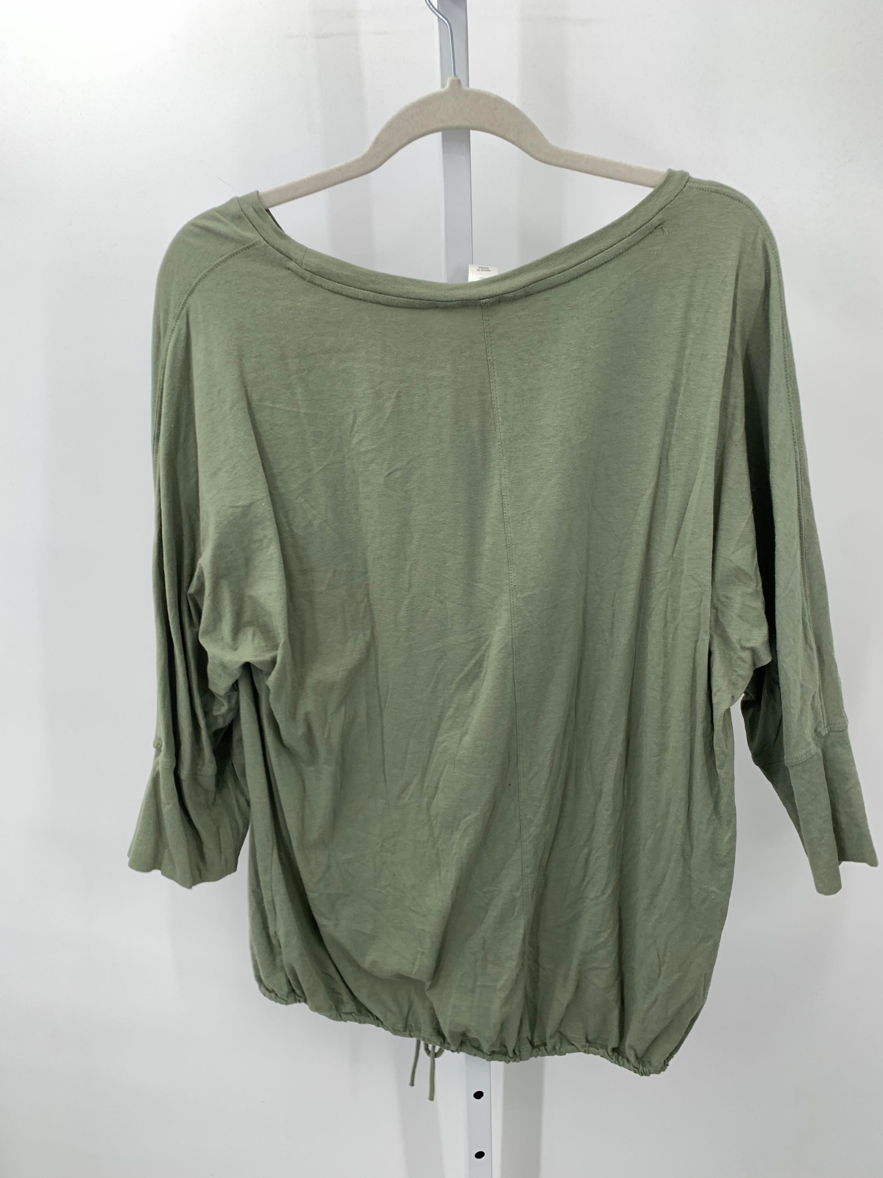 Christopher & Banks Size Extra Large Misses 3/4 Sleeve Shirt