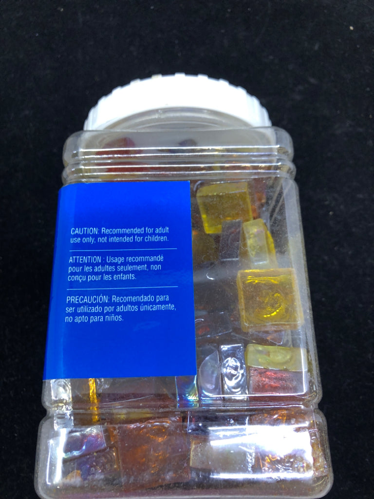 NIB MOSAIC GLASS TILES.