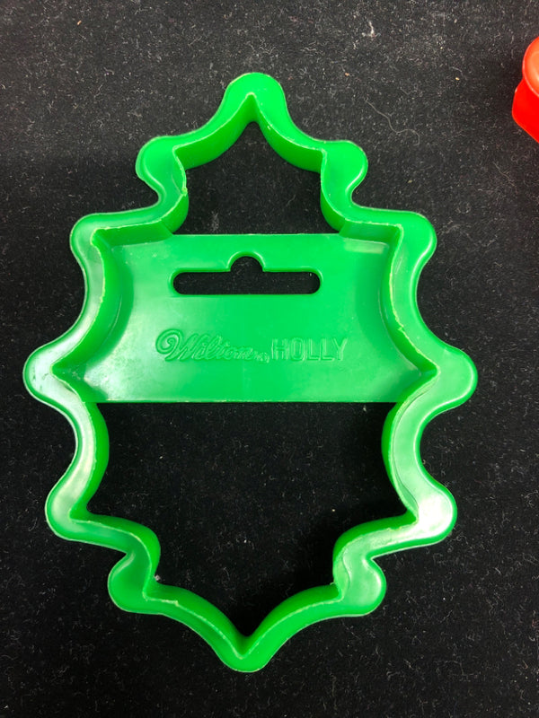 BAG OF HOLIDAY COOKIE CUTTERS.