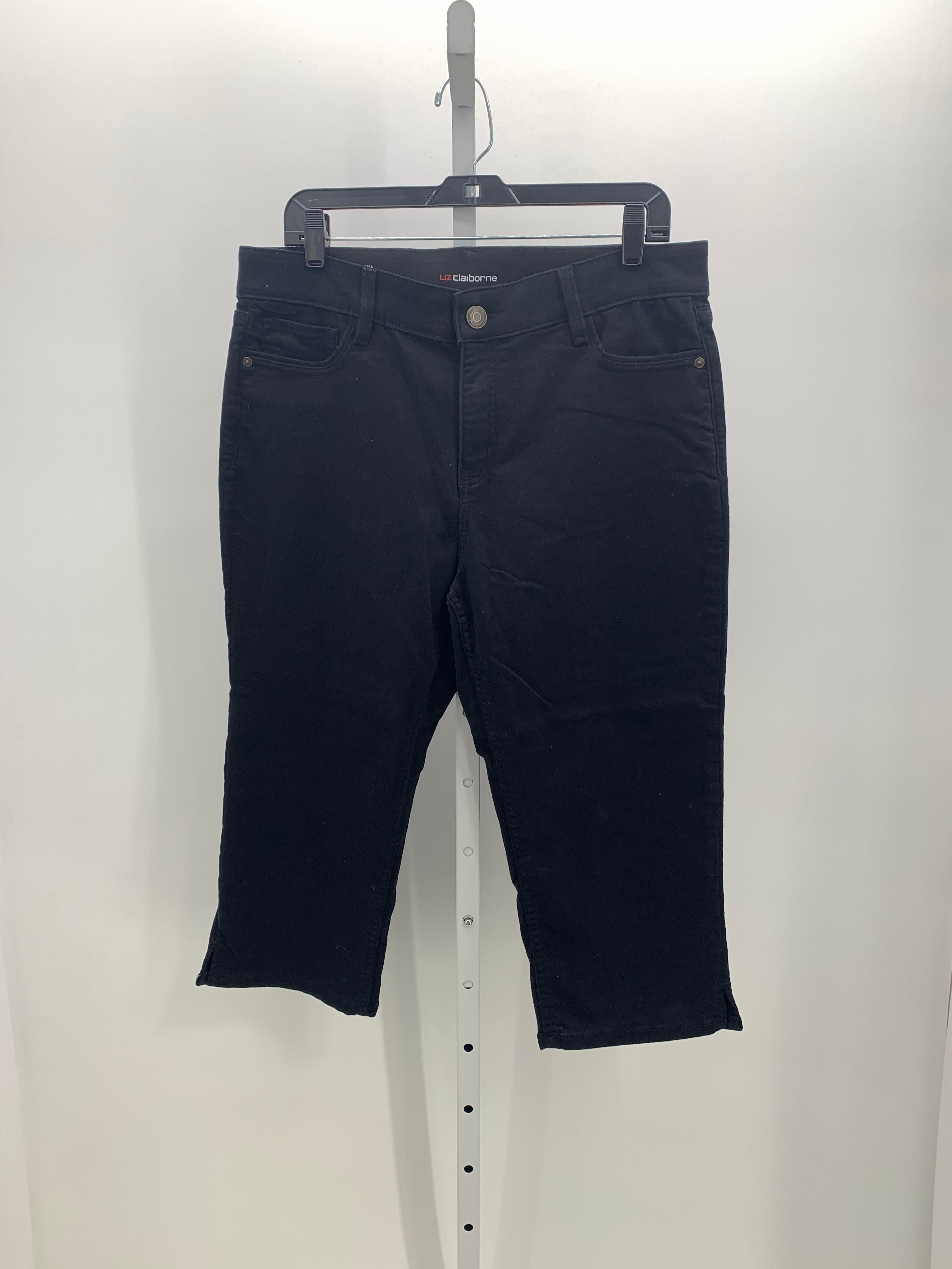 Liz Claiborne Size 14 Misses Cropped Jeans