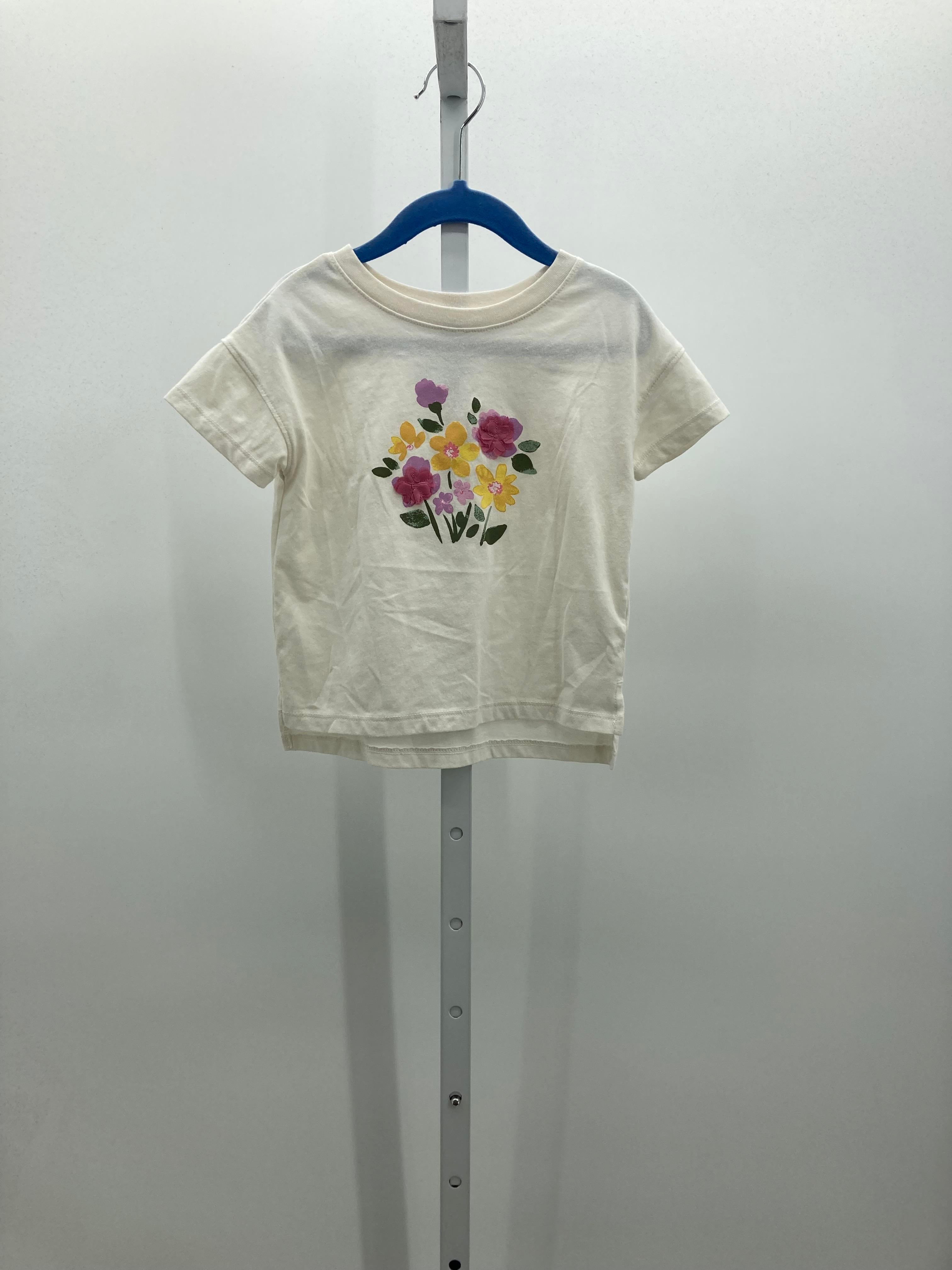 Cat & Jack Size 4T Girls Short Sleeve Shirt