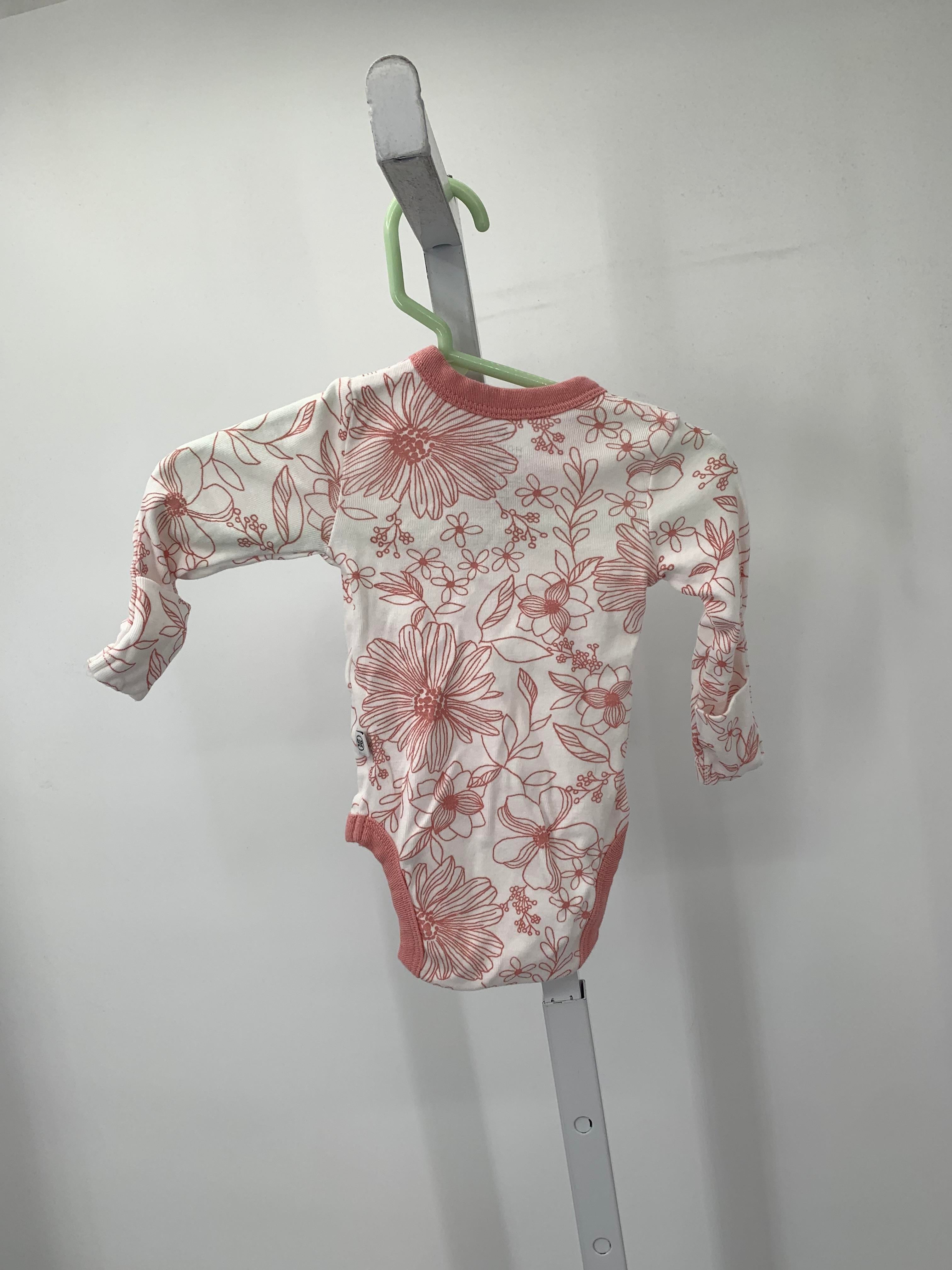 Size Newborn Girls Long Sleeve Shirt