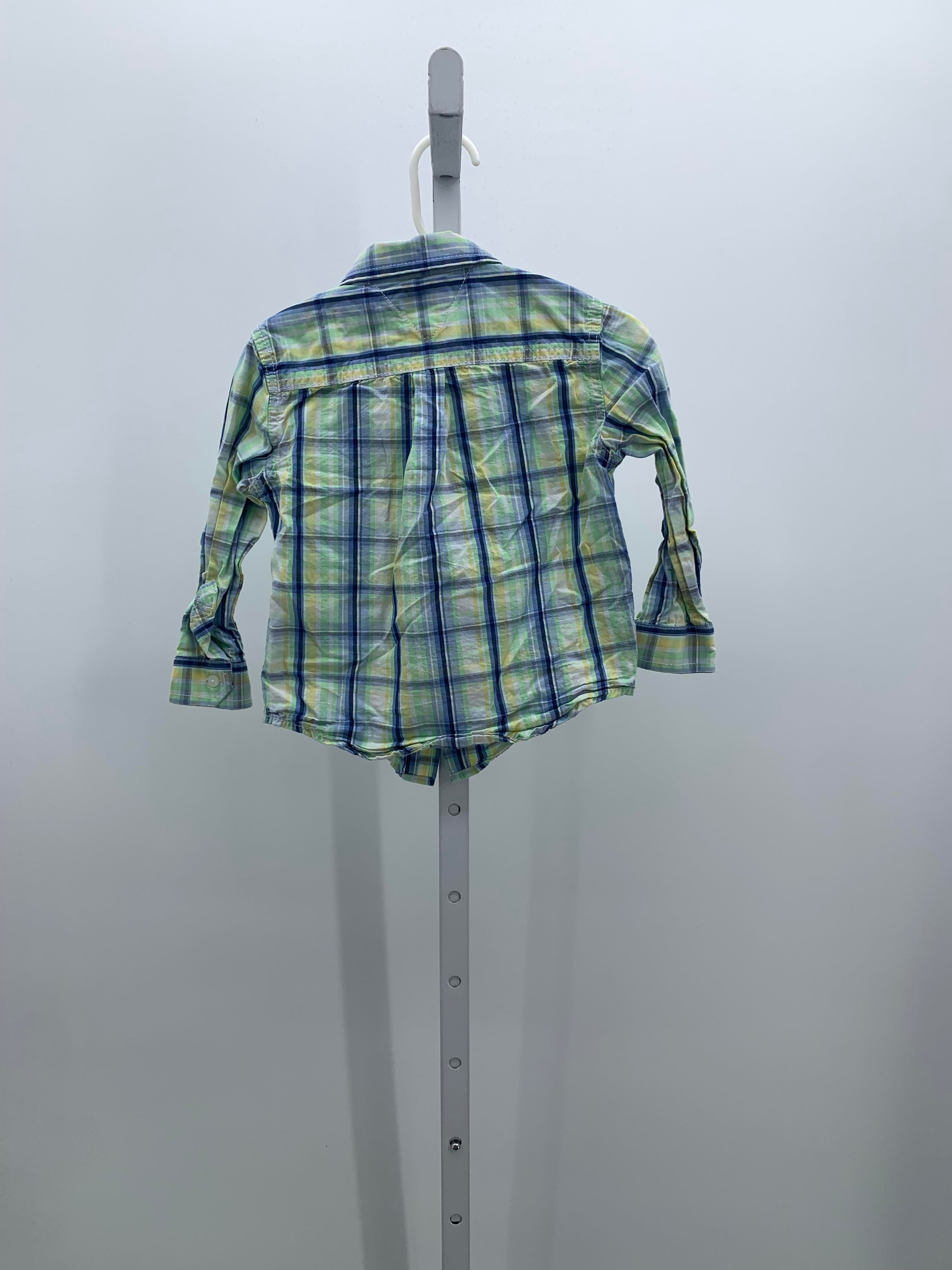 GREEN/ BLUE BUTTON DOWN
