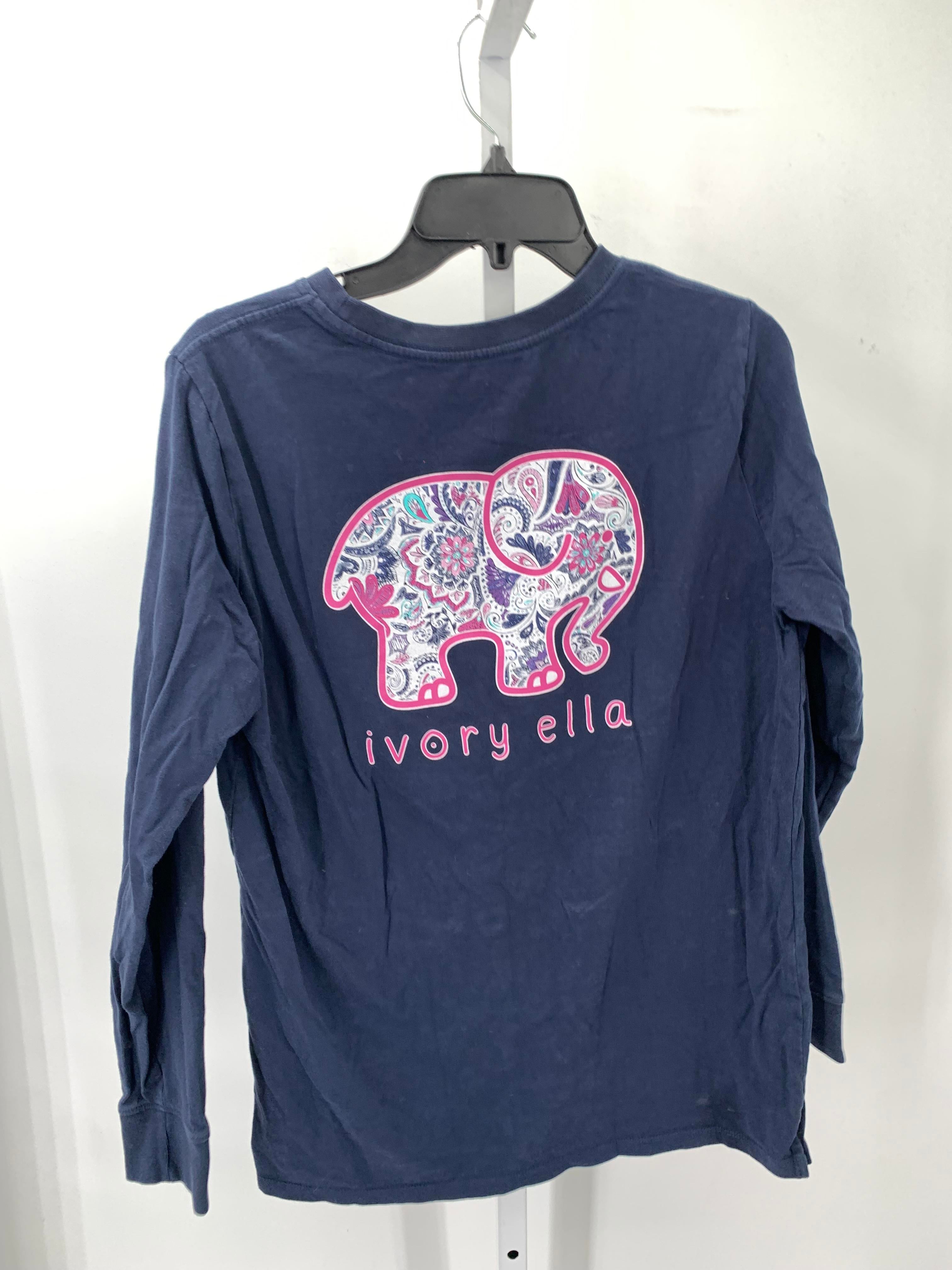 Ivory Ella Size Medium Juniors Long Sleeve Shirt