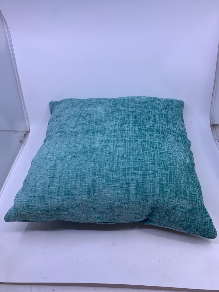 TEAL PILLOW.