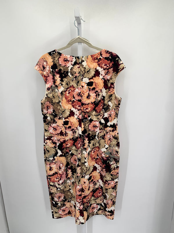 Liz Claiborne Size 14 Misses Short Sleeve Dress