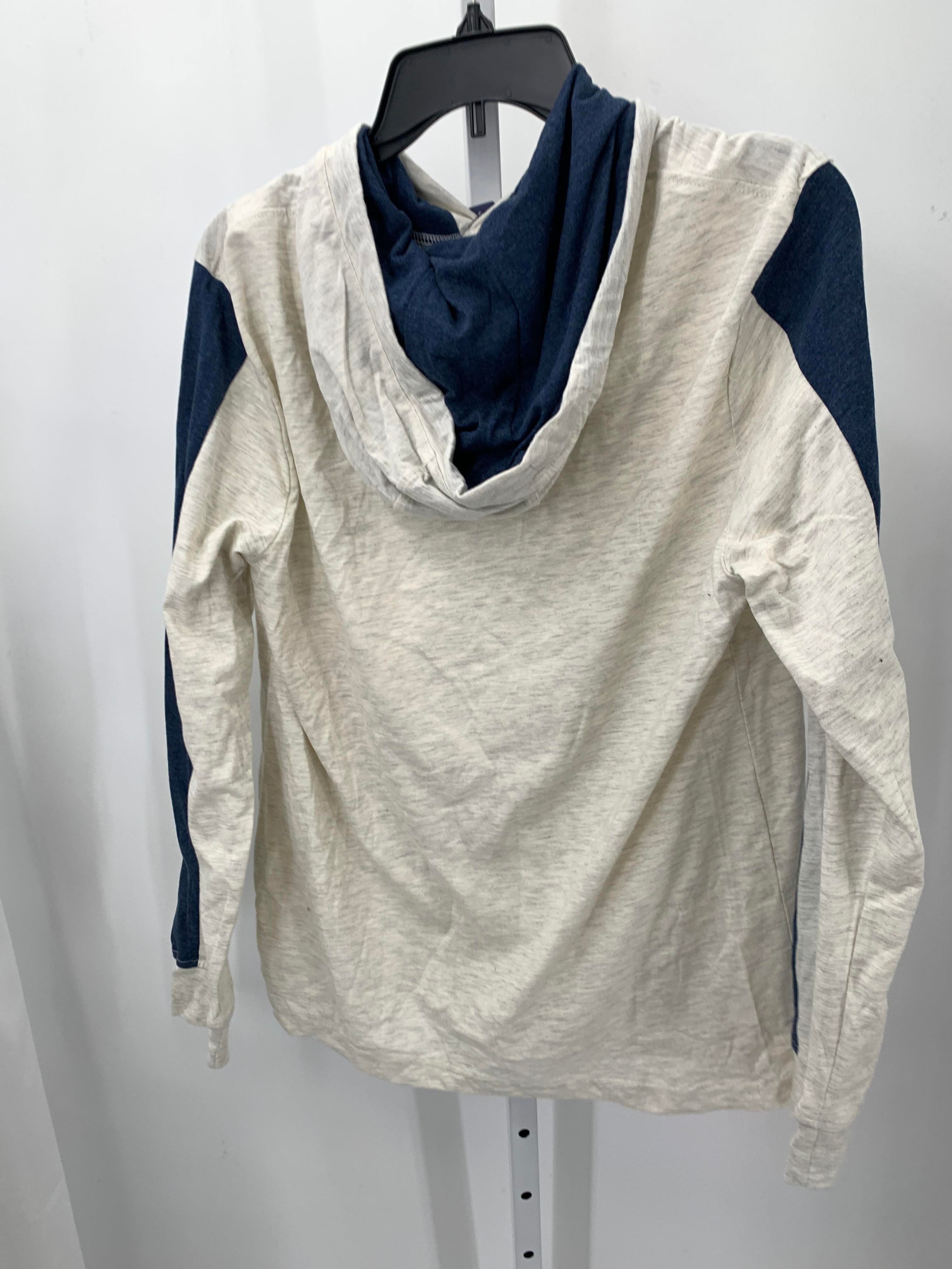 NEW BLUE HOODED KNIT