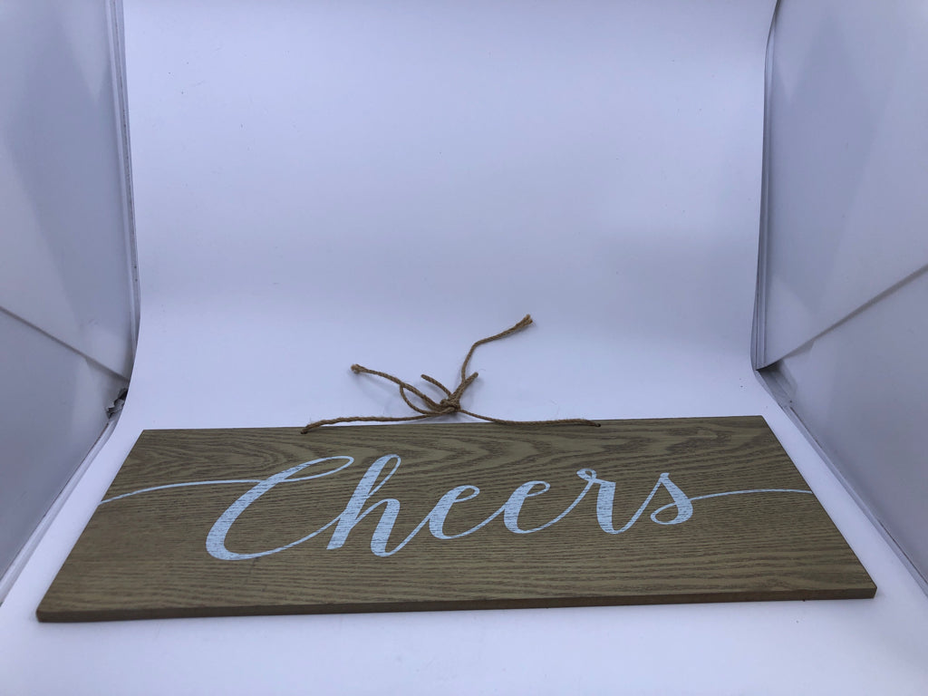 CHEERS- HANGING SIGN.