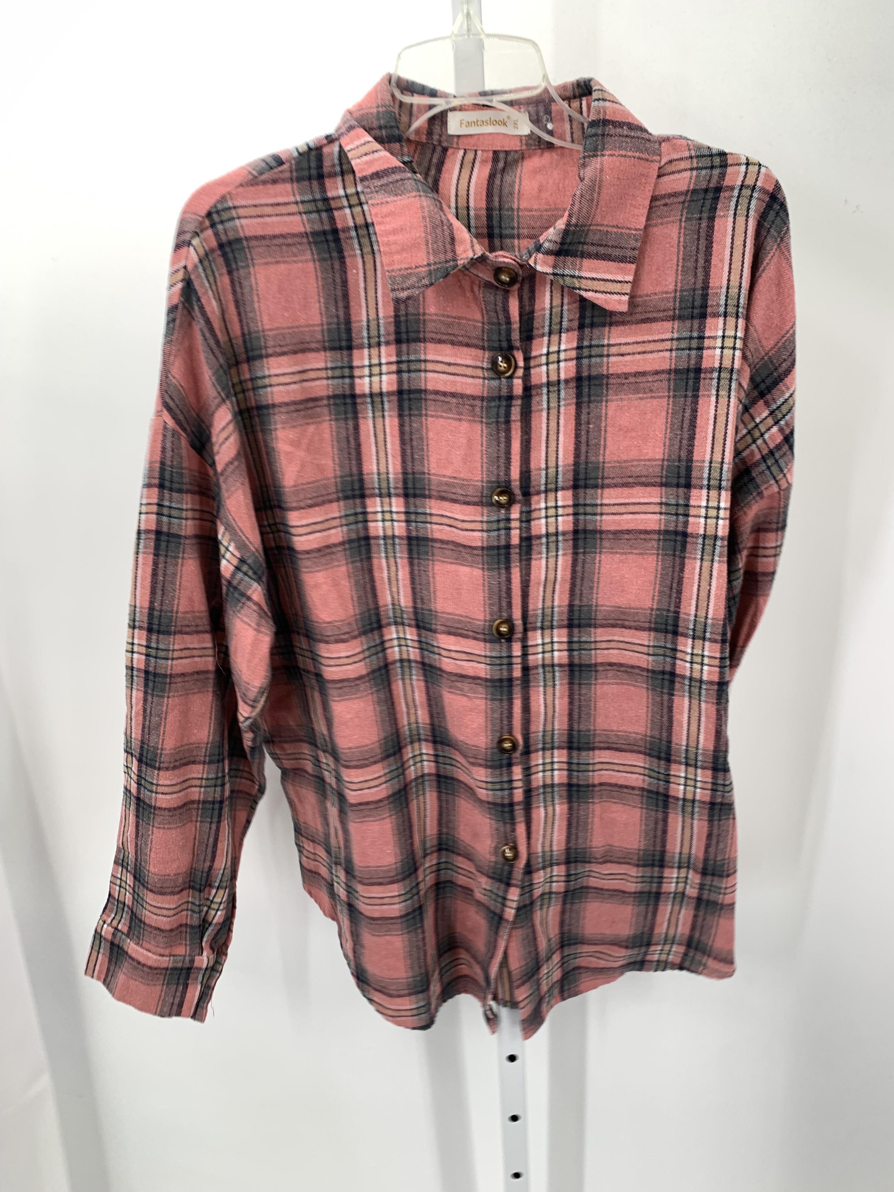 Size 2X Womens Long Sleeve Shirt
