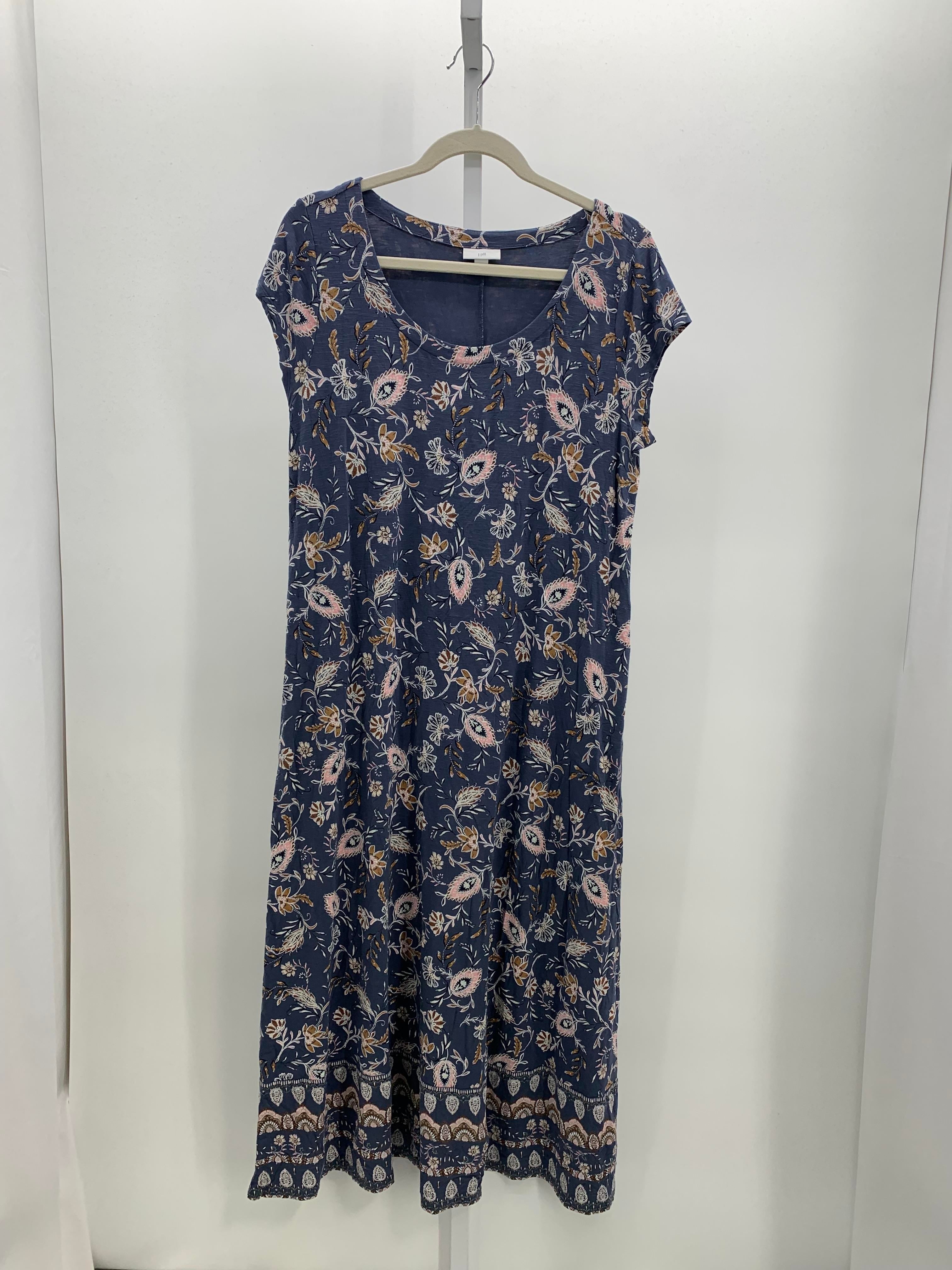 J-Jill Size Medium Misses Short Sleeve Dress
