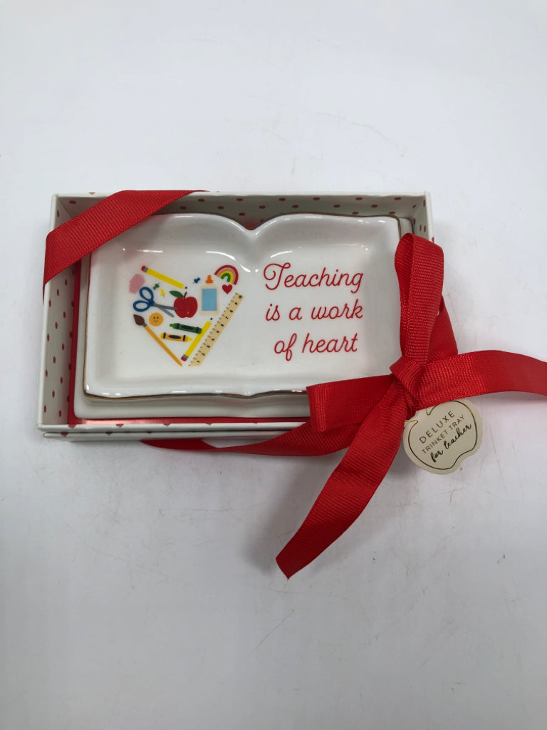 NIB TEACHING IS A WORK OF HEART DISH.