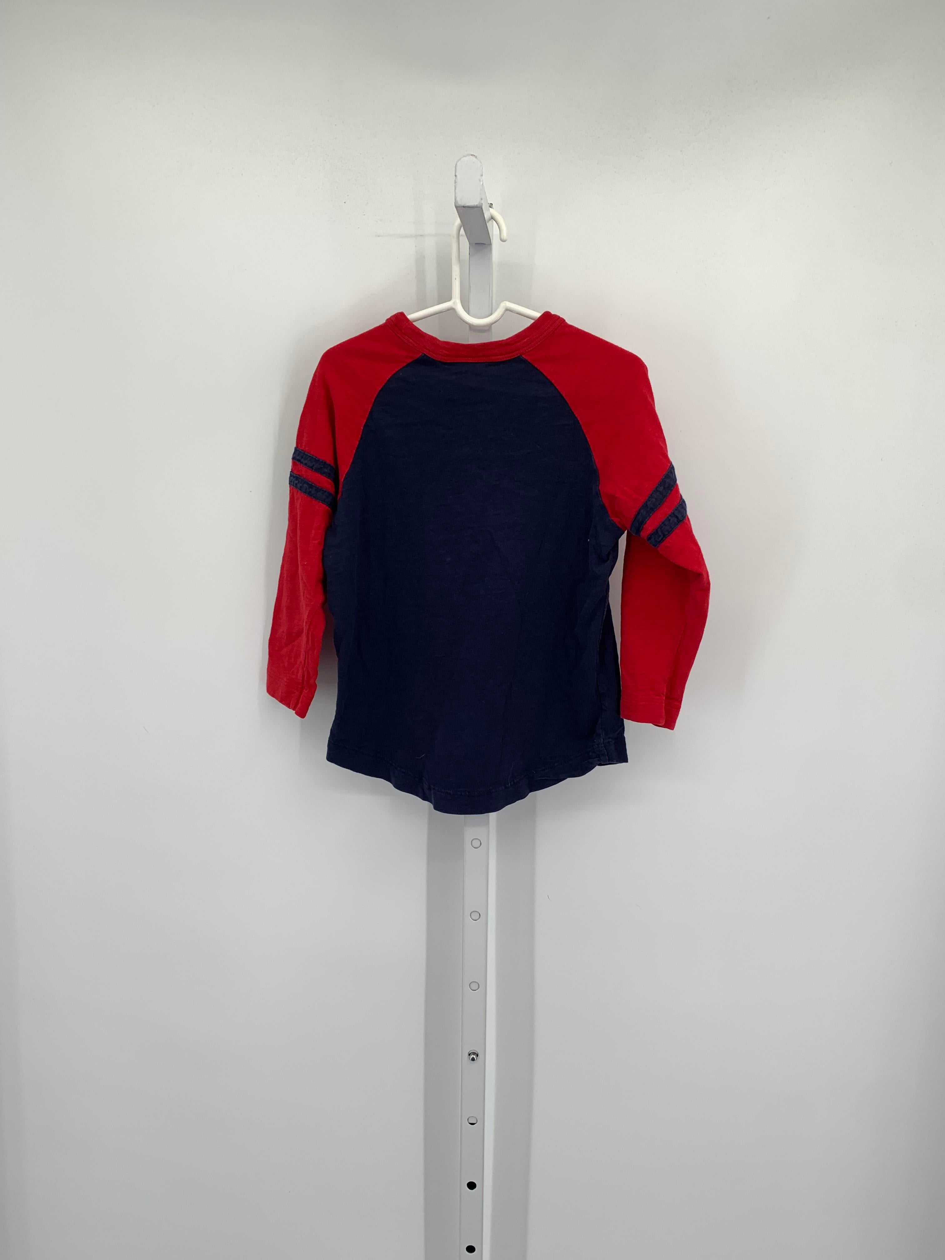 NAVY/ RED KNIT SHIRT