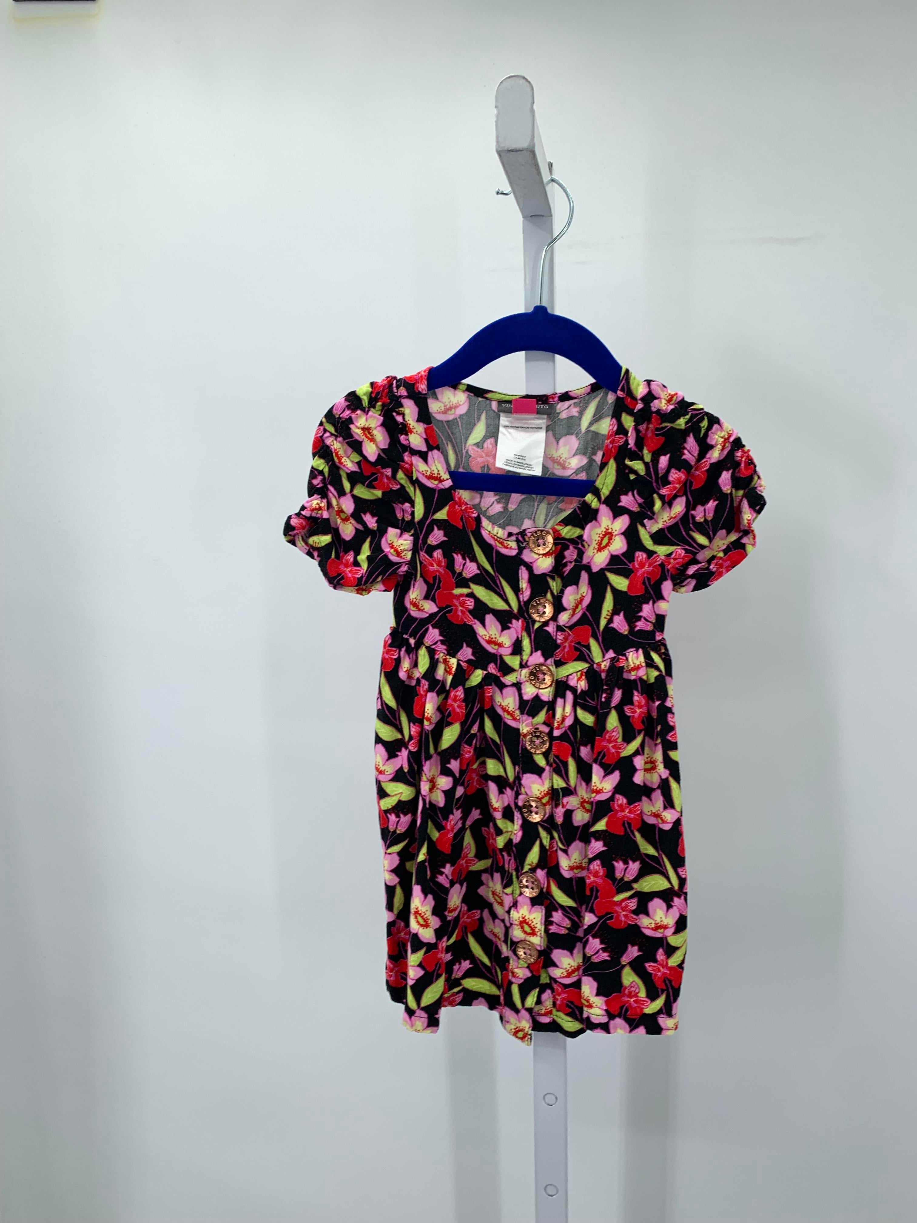 Vince Camuto Size 2T Girls Short Sleeve Dress