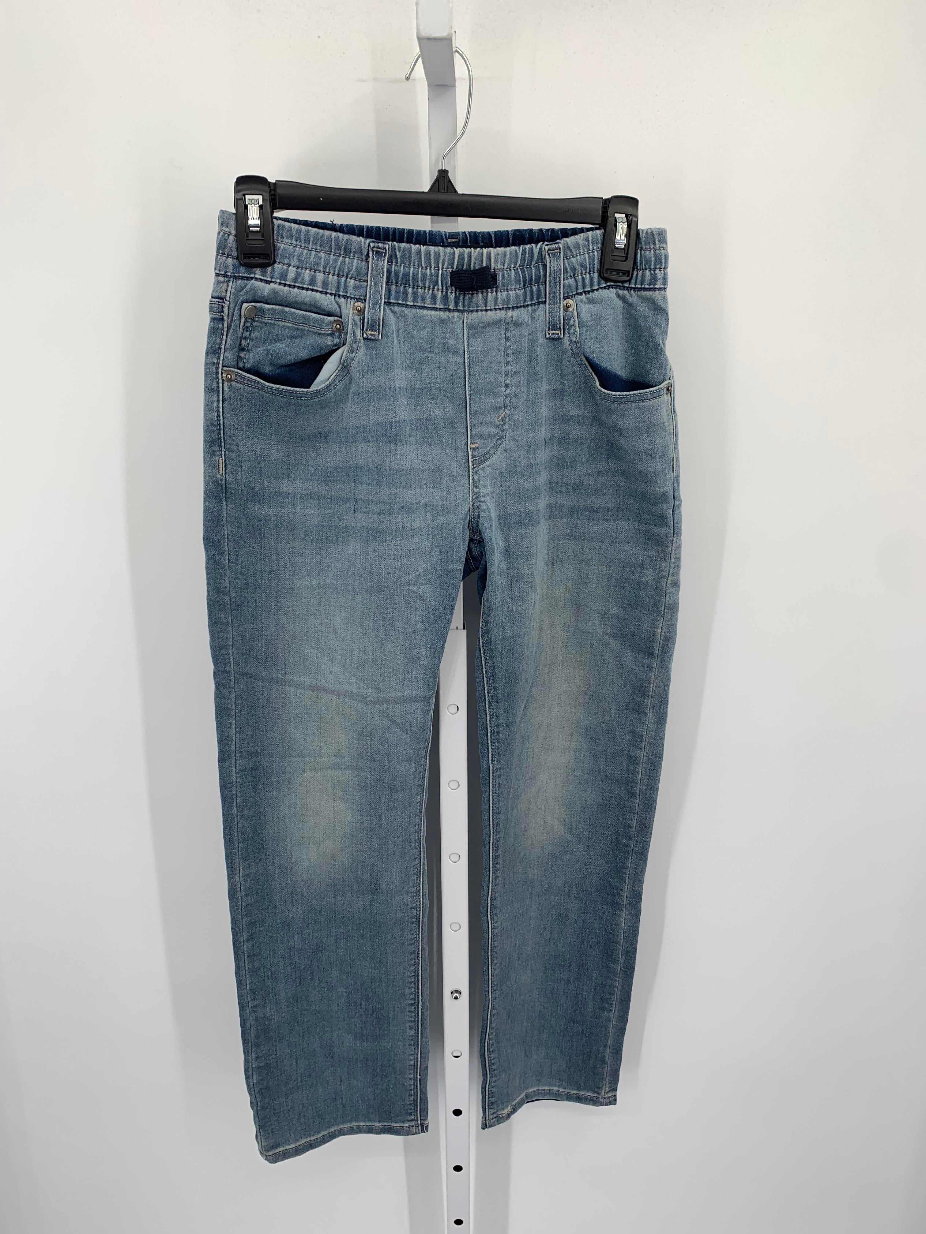 DRAWSTRING WAIST JEANS