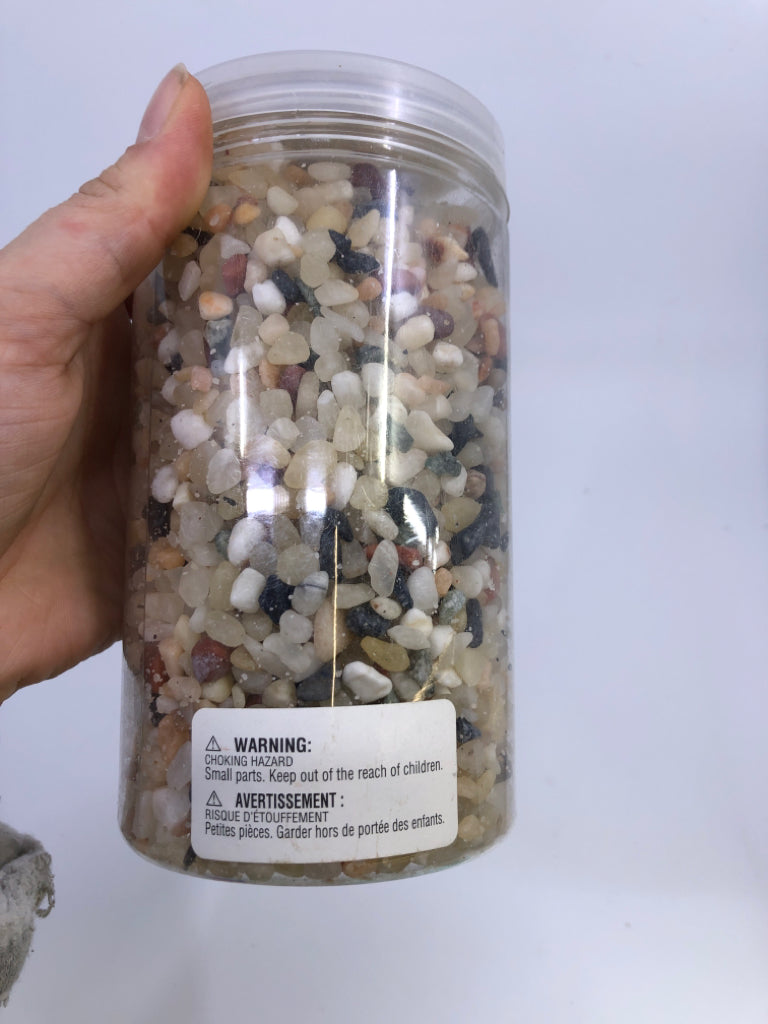 DECORATIVE FILLER SMALL NEUTRAL ROCKS.