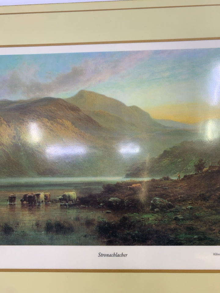 RECTANGLE TRIVET "STRONCHLACHER" MOUNTAIN CORK BACK.